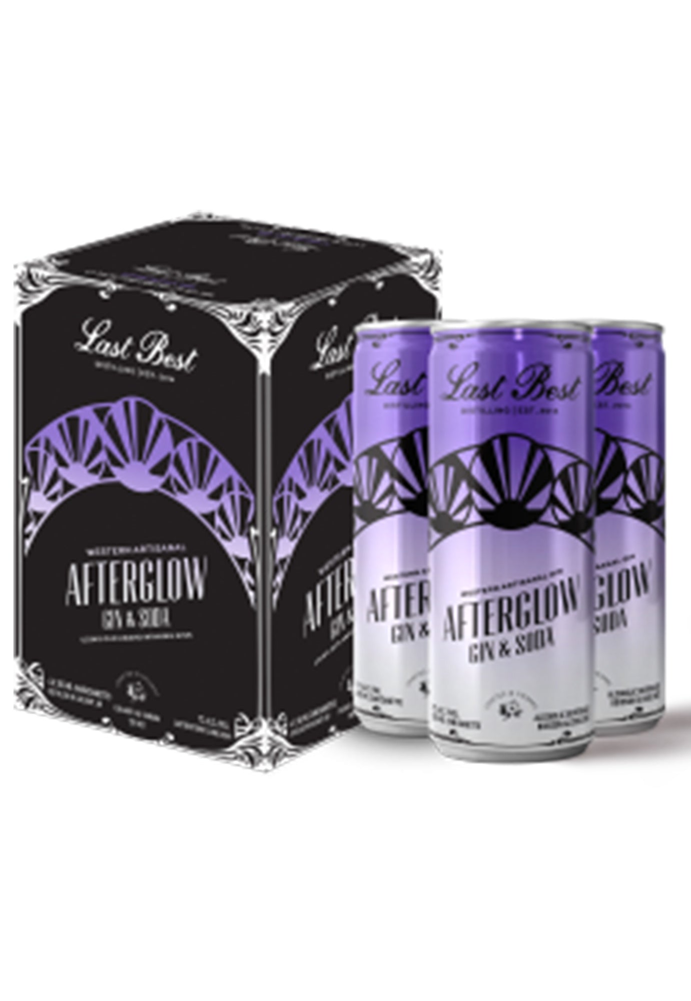 Last Best Afterglow Gin & Soda 355 ml - 4 Cans