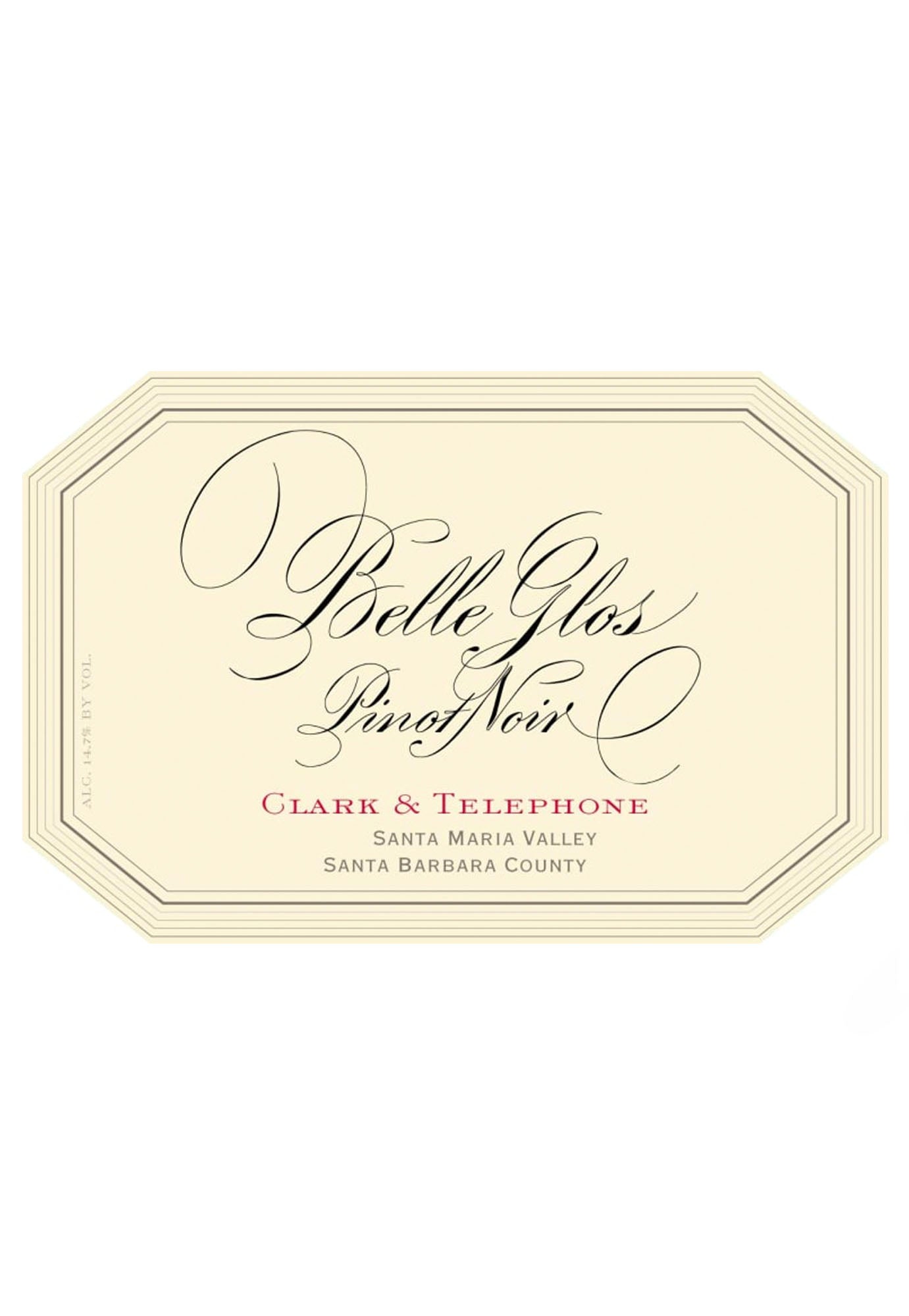 Belle Glos Pinot Noir Clark & Telephone 2020 - 3 Litre Bottle