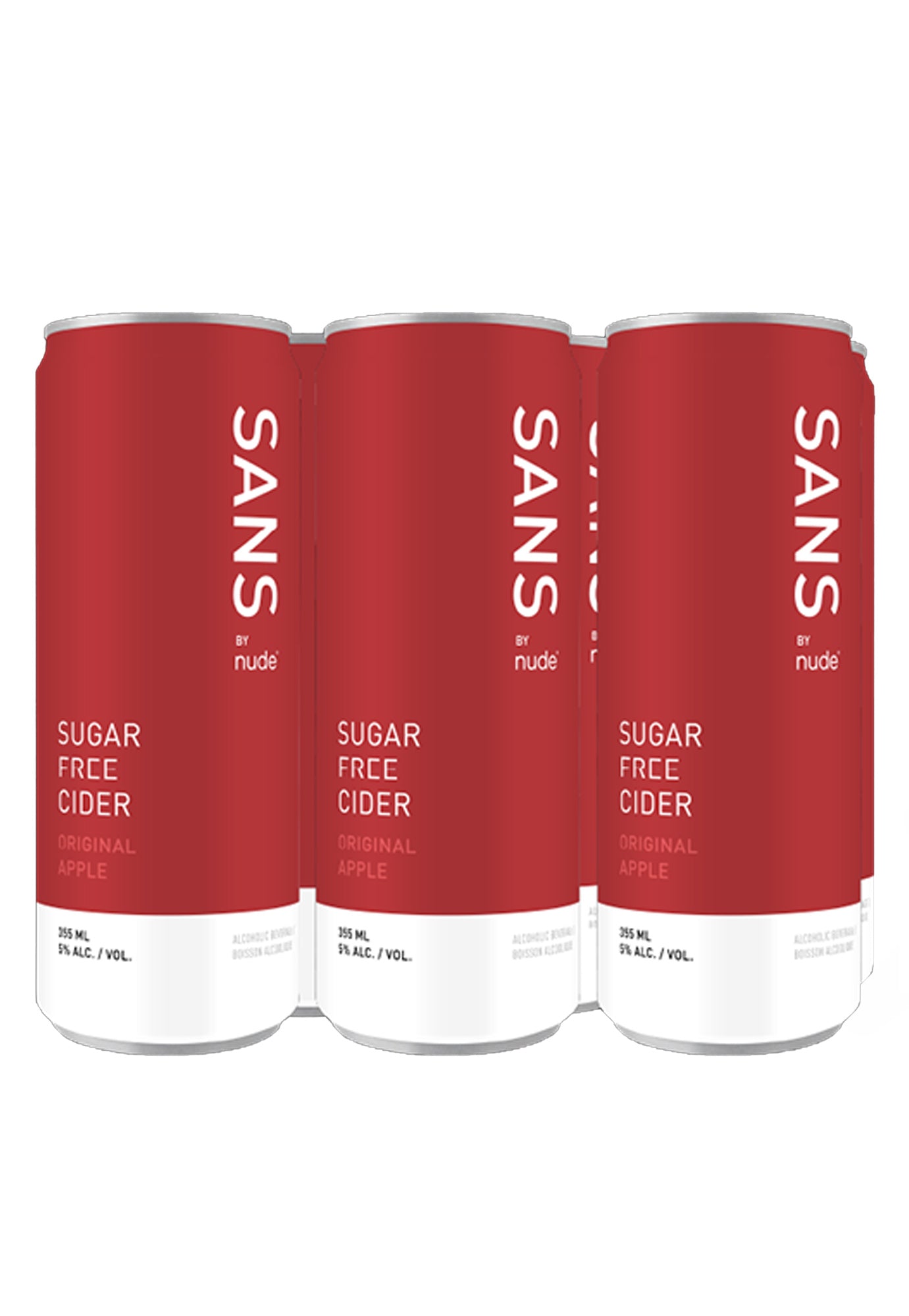 Sans Sugar Free Cider By Nude 355 ml - 6 Cans