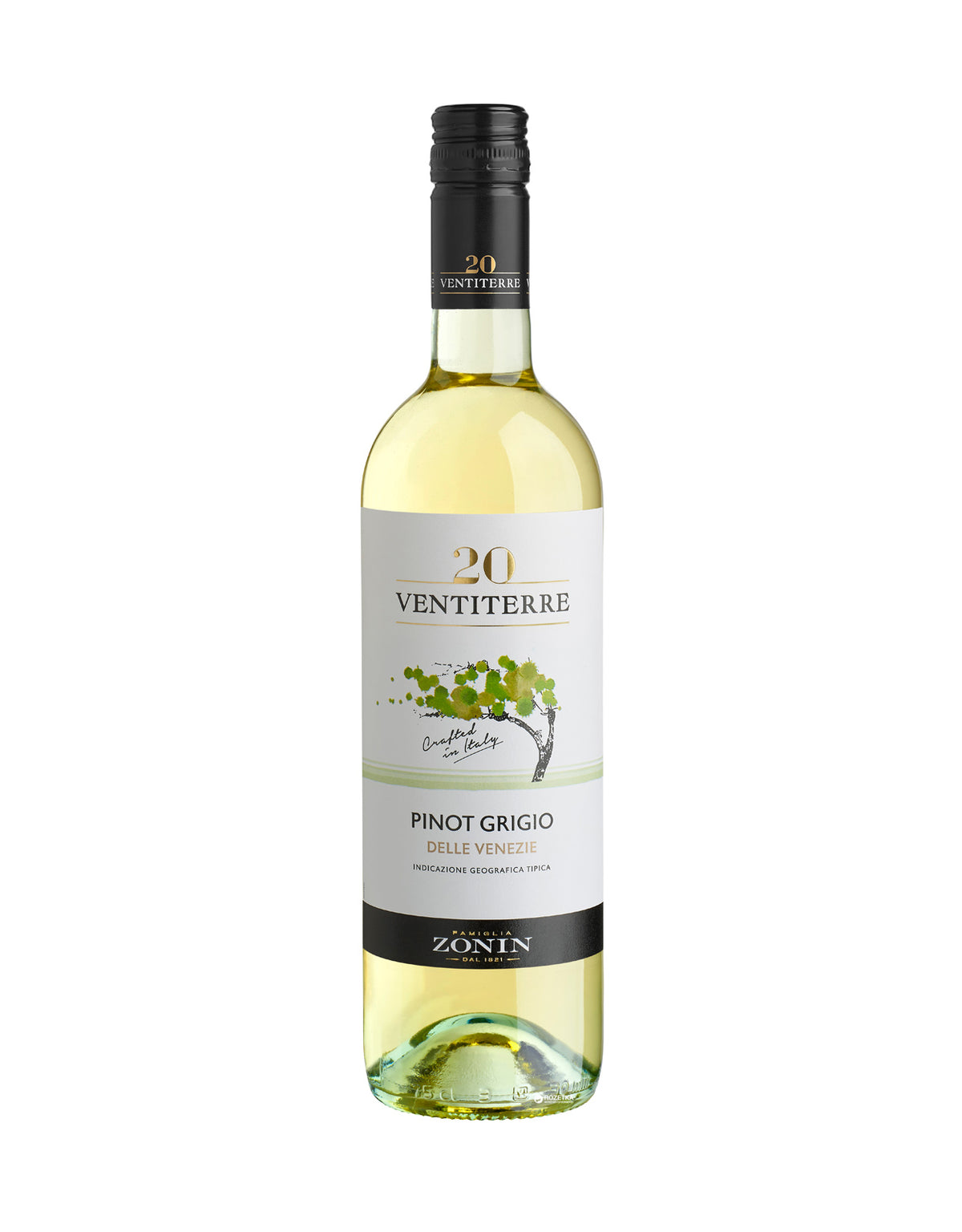 Zonin Pinot Grigio Ventiterre 2020 - ZYN THE WINE MARKET LTD.