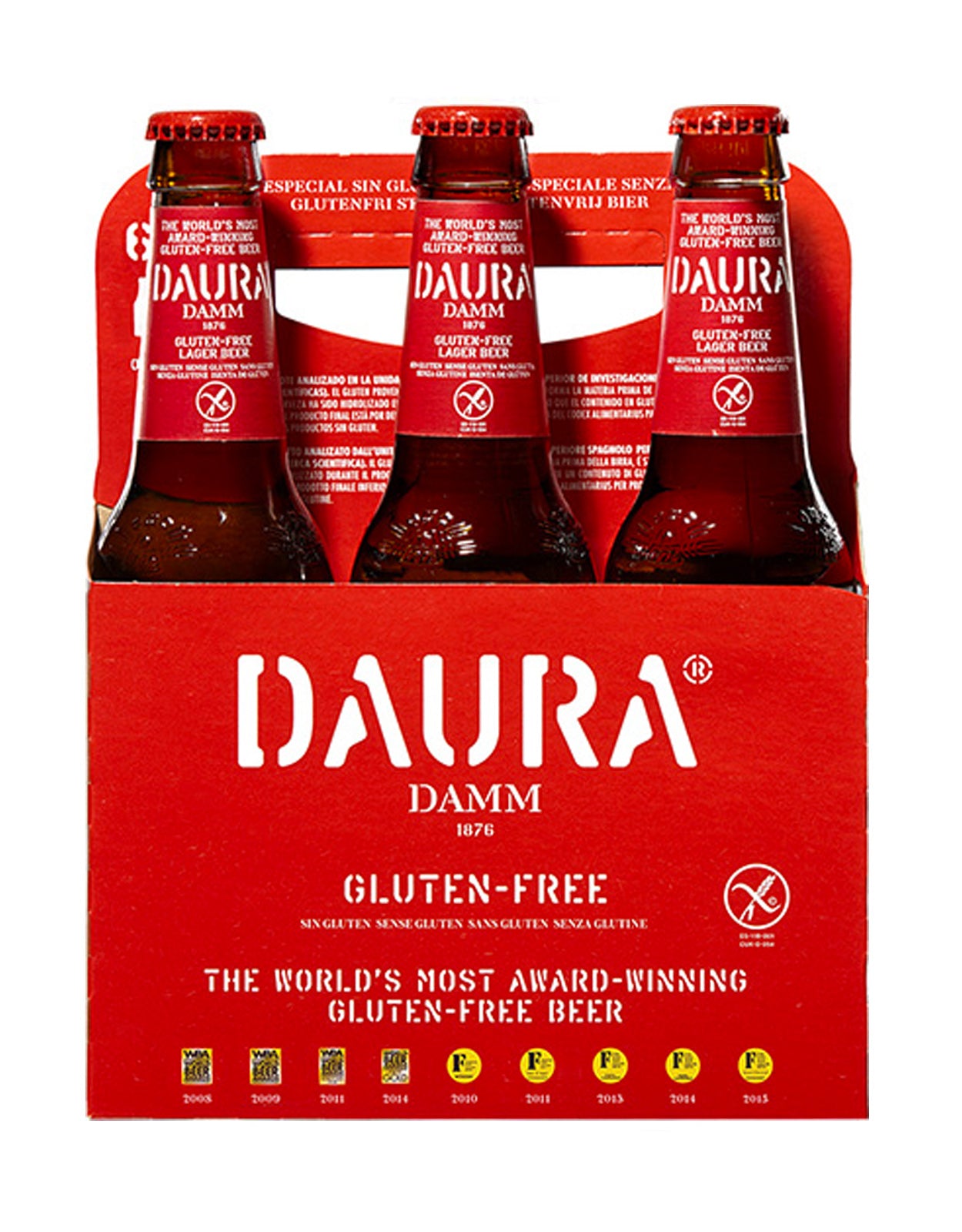 Estrella Damm Daura 330 ml - 6 Bottles