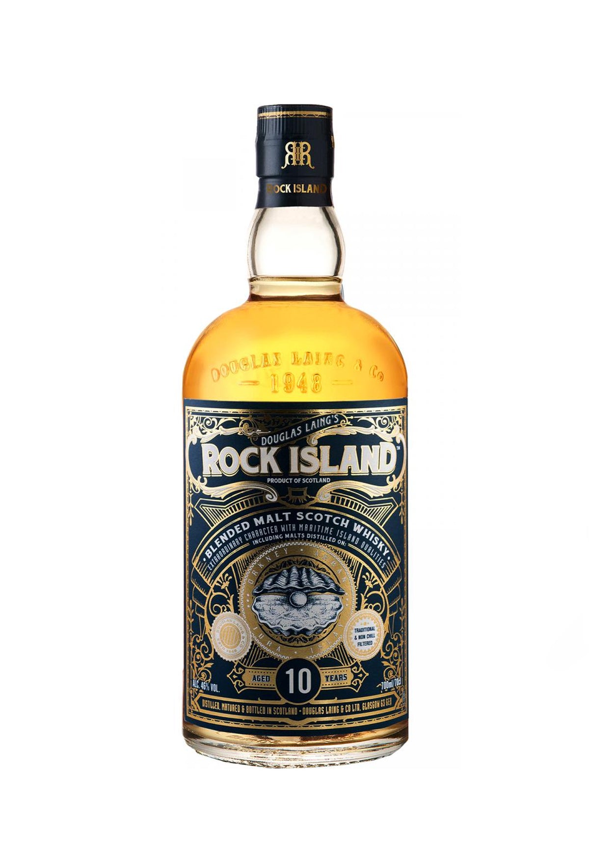 Douglas Laing's Rock Island 10 Year Old Blended Whisky - ZYN THE WINE MARKET LTD.
