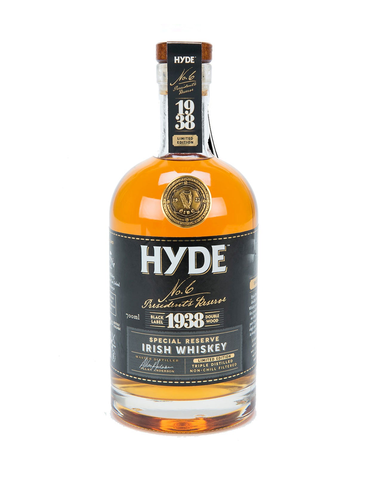 Hyde 1938 No. 6 Irish Whiskey