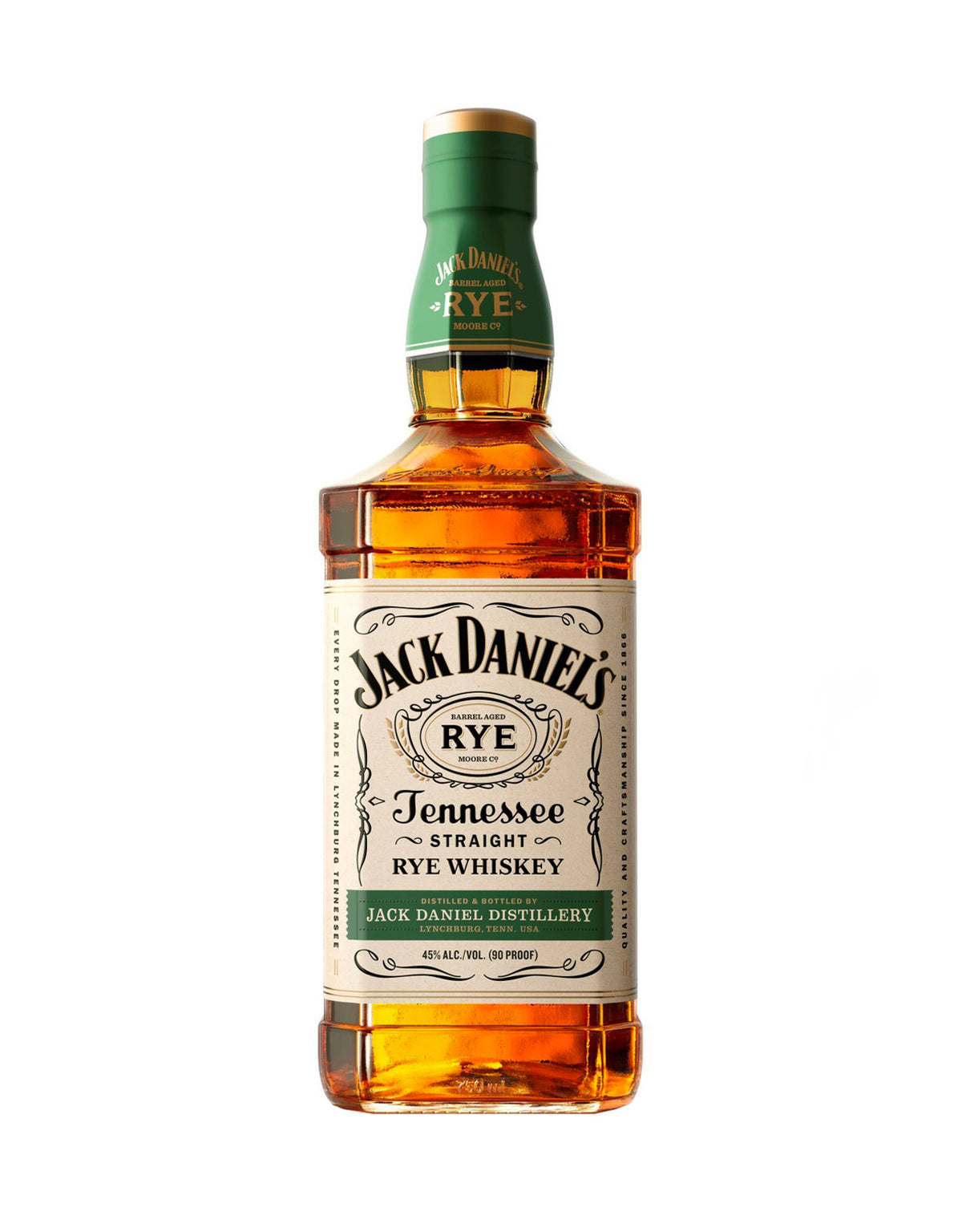 Jack Daniel's Rye Tennessee Whiskey - 750 ml - ZYN THE WINE MARKET LTD.