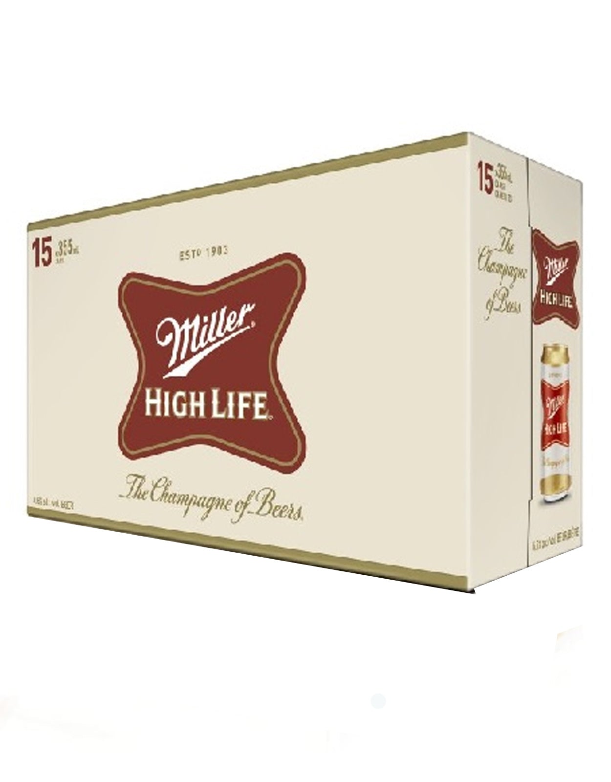Miller High Life 355 ml - 15 Cans