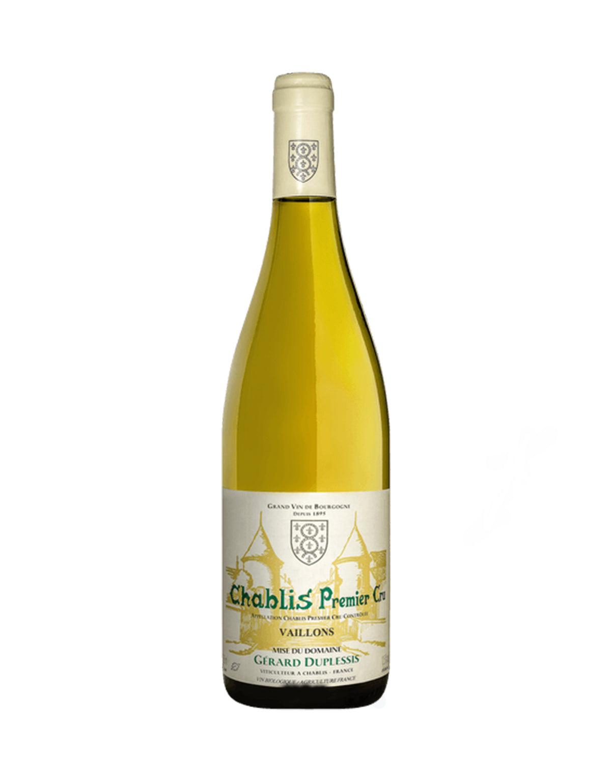 Domain Gerard Duplessis Chablis Les Vaillons Premier Cru 2018 - ZYN THE WINE MARKET LTD.