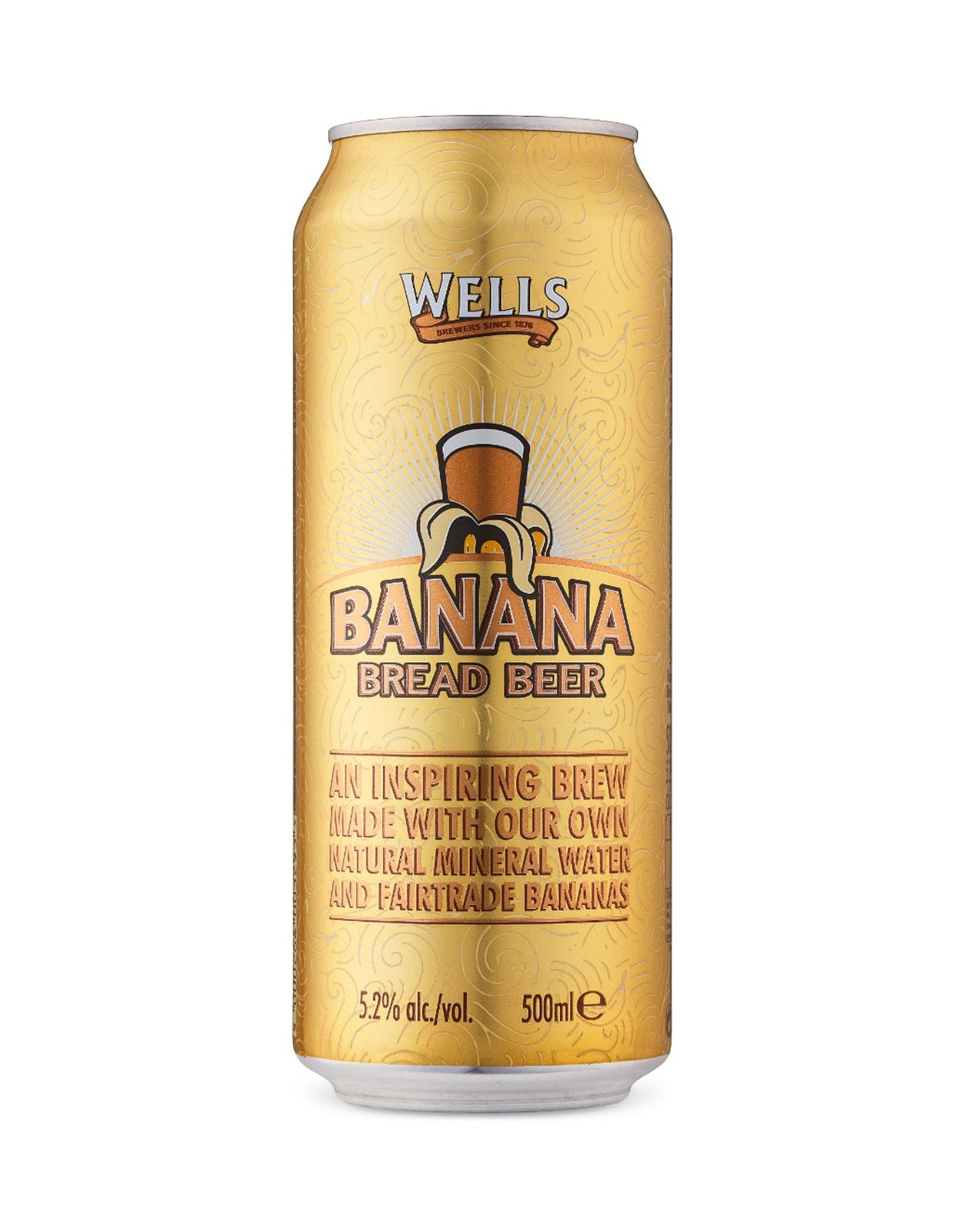 Wells Banana Bread Beer 500 ml - 24 Cans