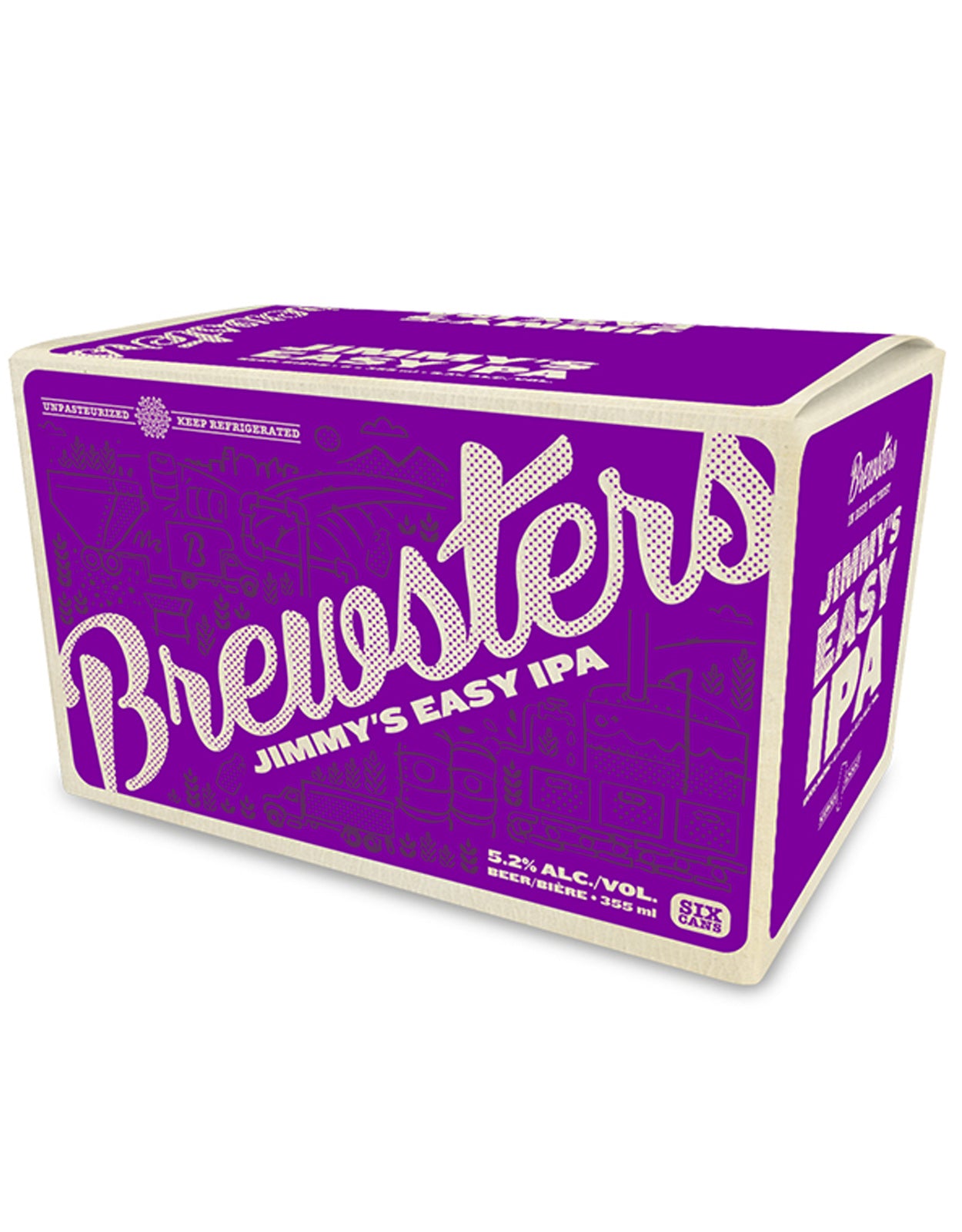 Brewsters Jimmy's Easy IPA 355 ml - 24 Cans