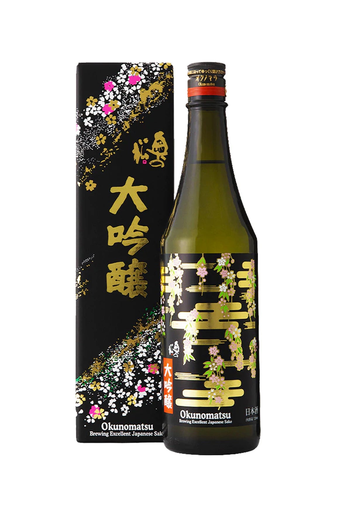 Okunomatsu Sakura Daiginjo Sake - 720 ml - ZYN THE WINE MARKET LTD.