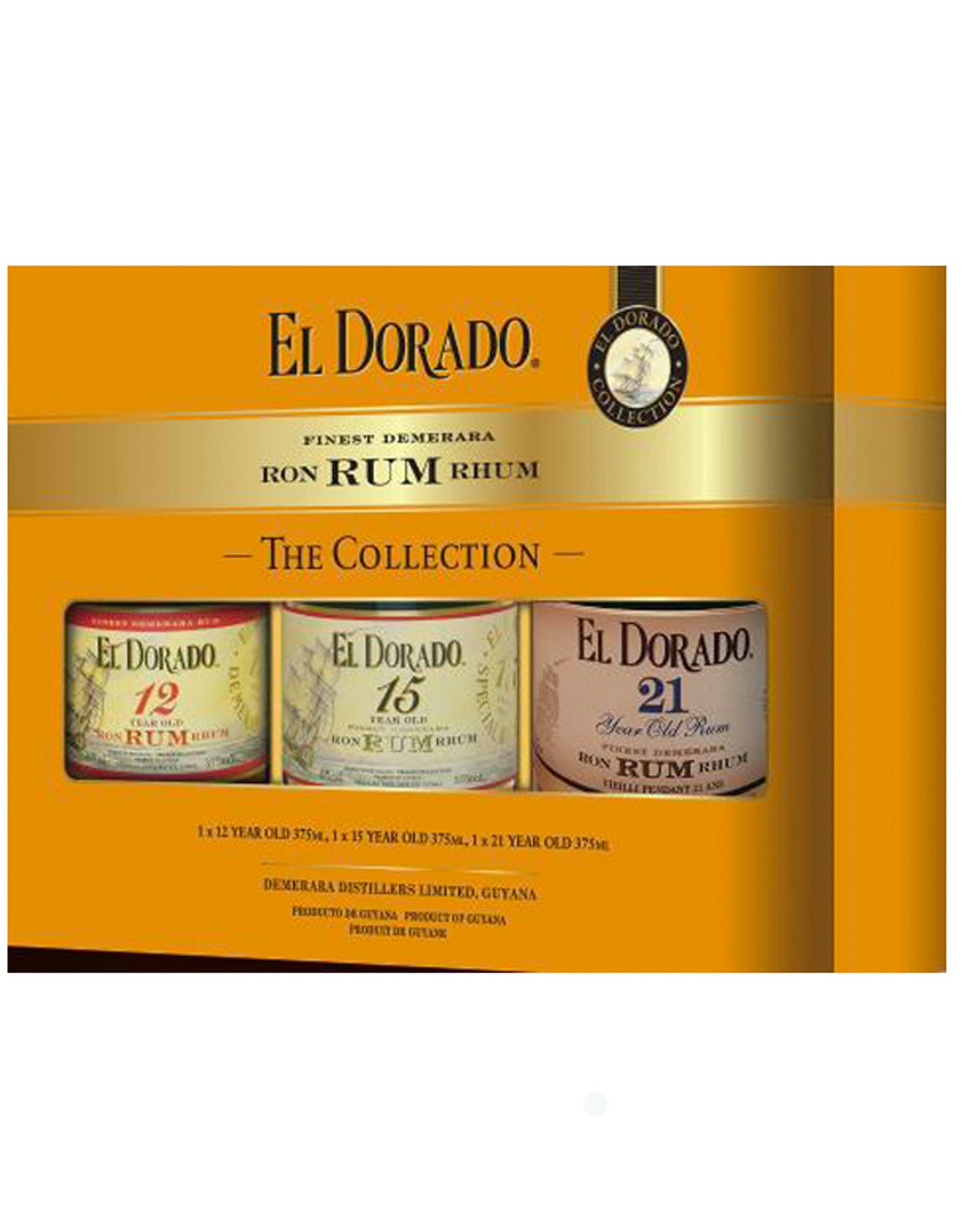 El Dorado Rum Gift Pack - 3 x 375 ml Bottles