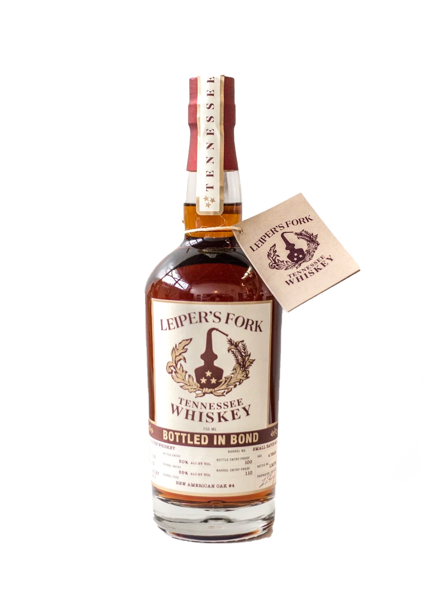 Leiper's Fork Tennessee Whiskey Bottled In Bond