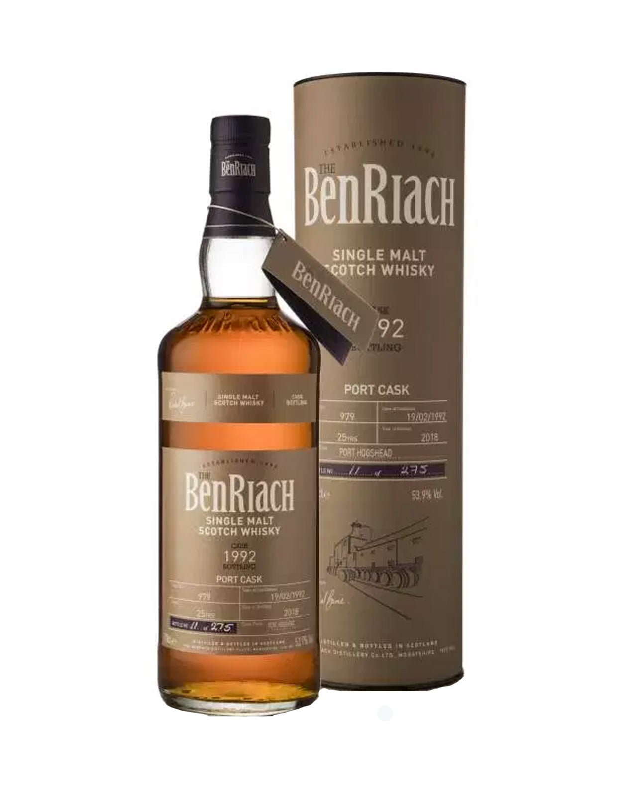 Benriach Batch 15 1992 #979 Port Cask