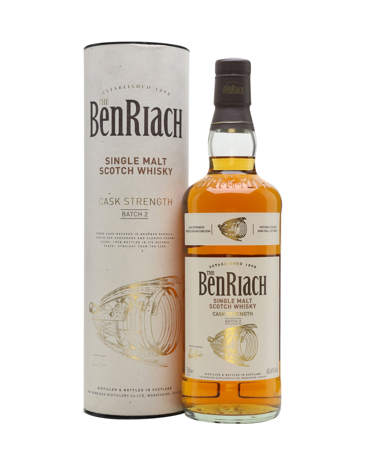 Benriach Cask Strength Batch 2 - ZYN THE WINE MARKET LTD.
