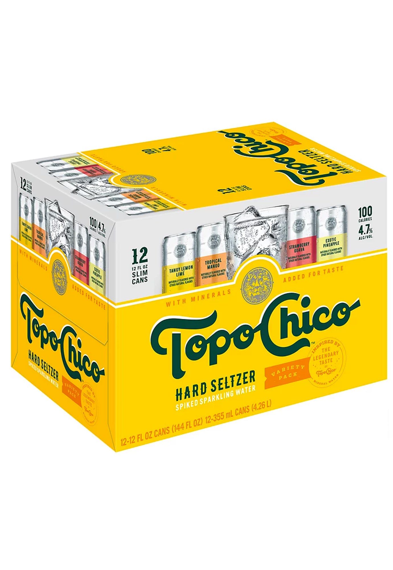 Topo Chico Hard Seltzer Variety Pack - 12 Cans