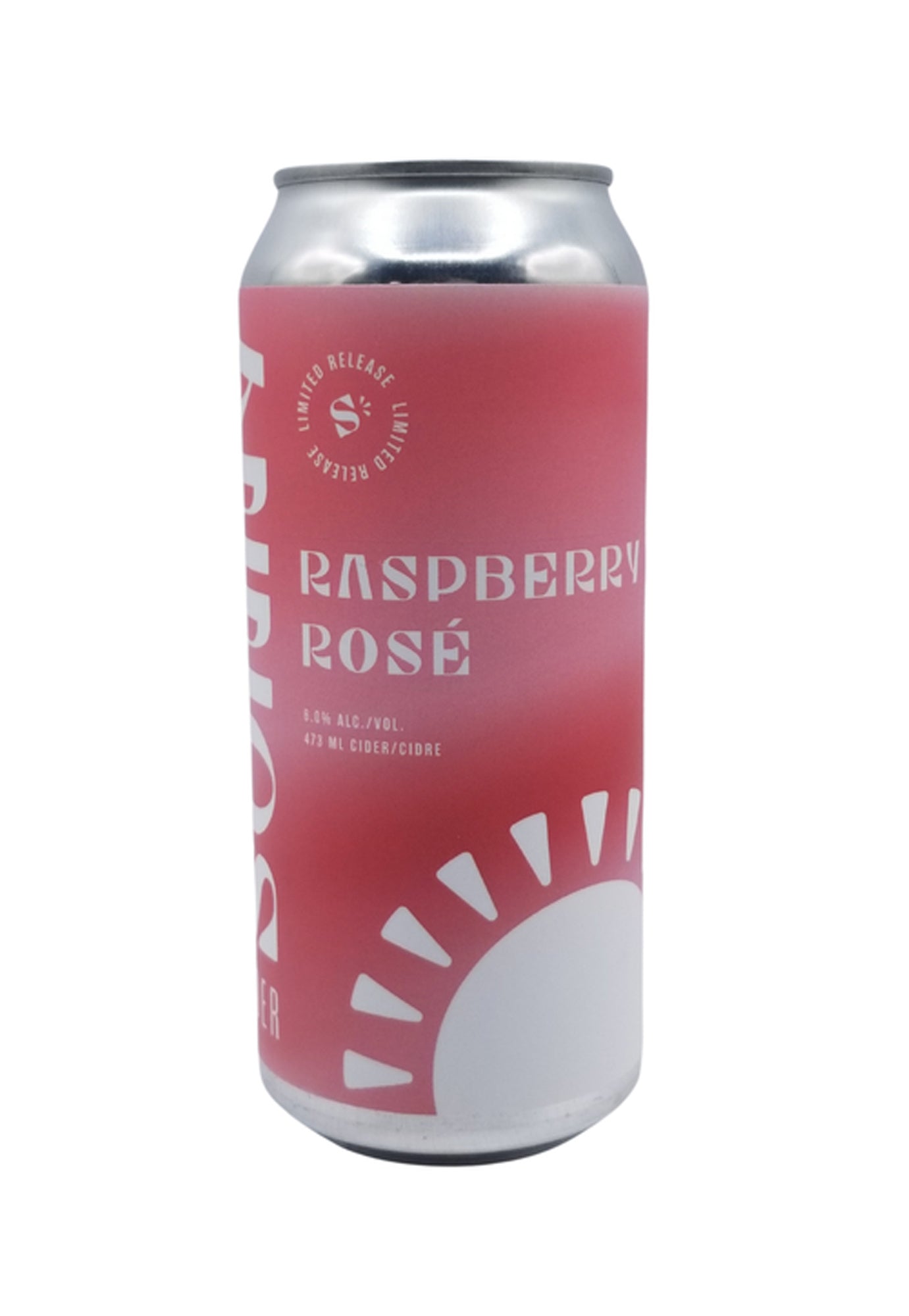 SunnyCider Raspberry Rose Cider 473 ml - 4 Cans