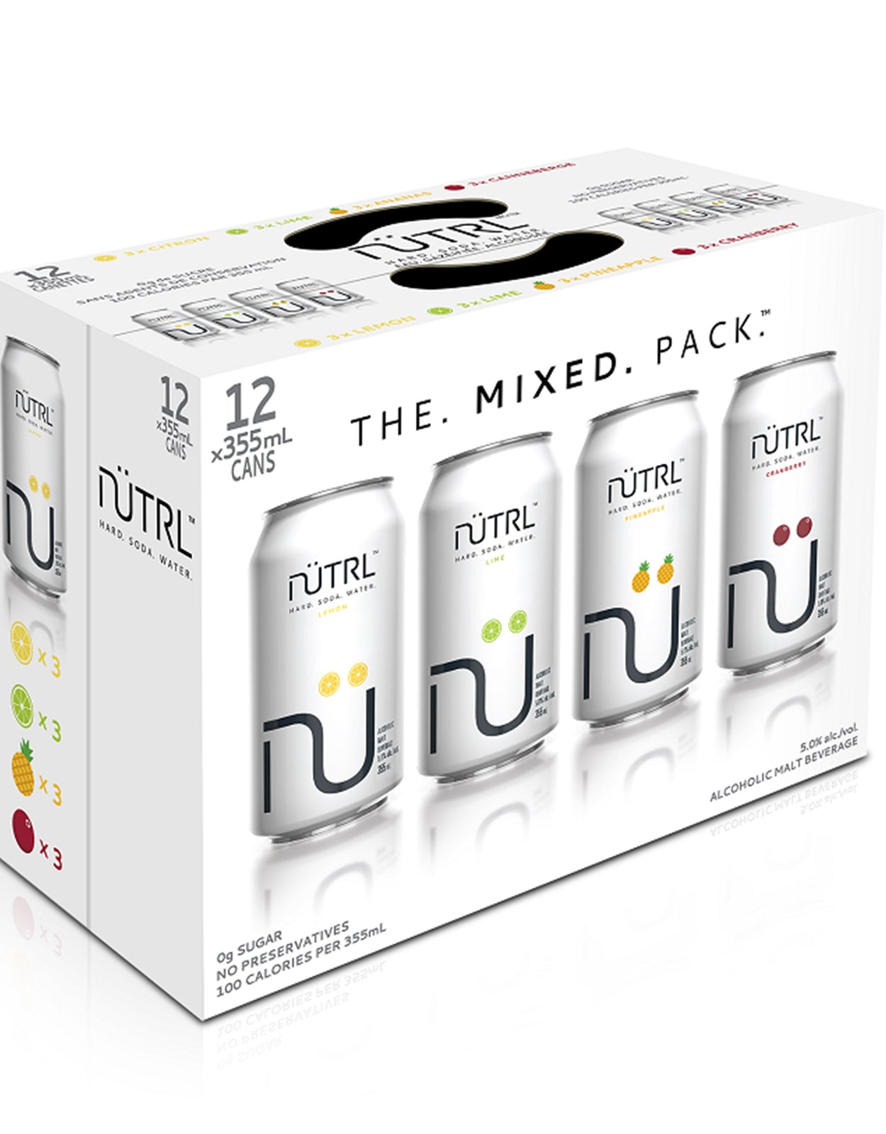 Nutrl Mix Pack 355 ml - 24 Cans