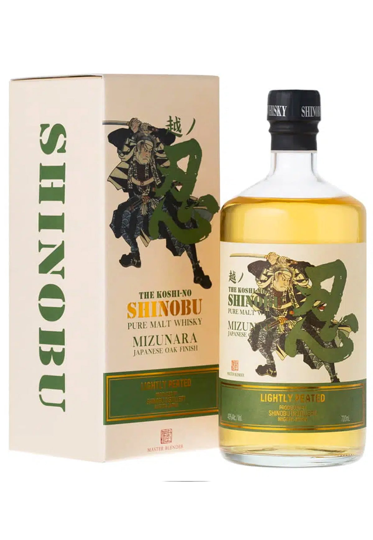 Shinobu Mizunara Lightly Peated Pure Malt Whisky - ZYN THE WINE MARKET LTD.