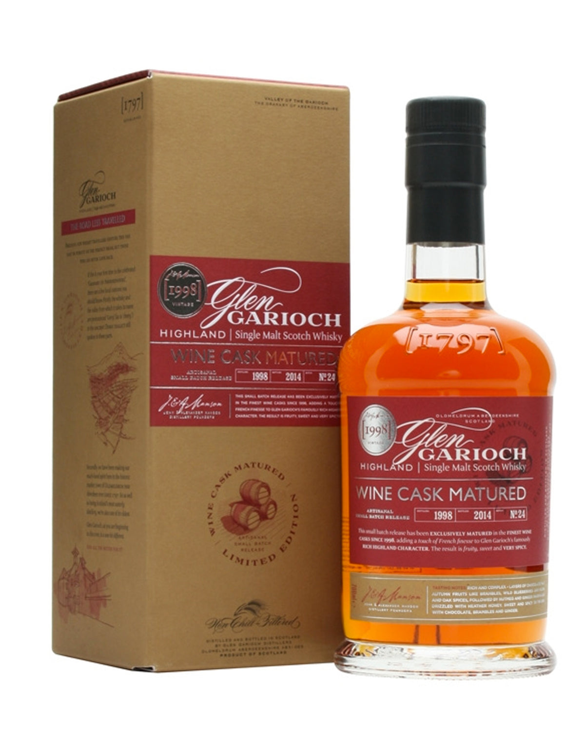Glen Garioch Wine Cask Matured 1998 - ZYN THE WINE MARKET LTD.