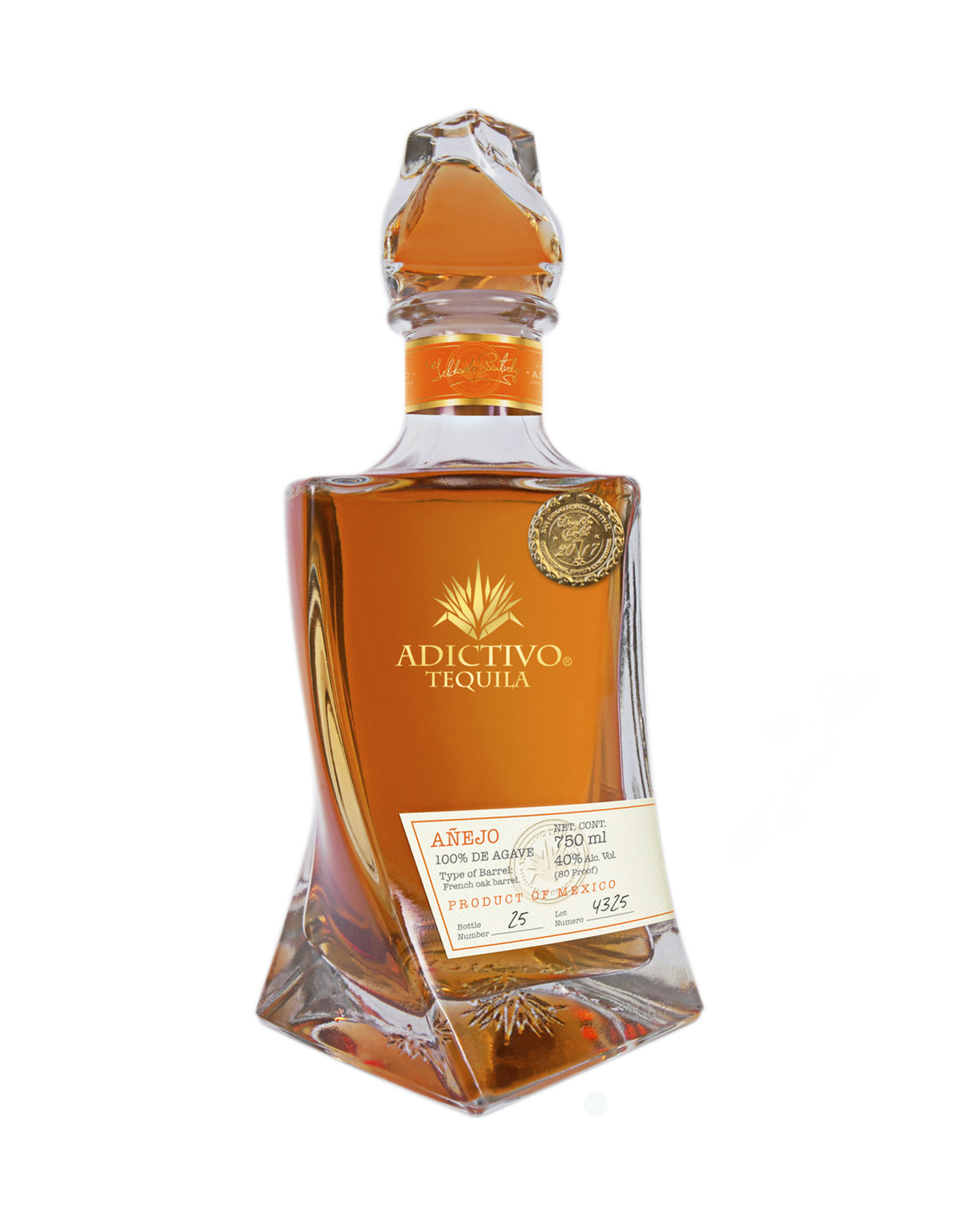 Adictivo Anejo Tequila - ZYN THE WINE MARKET LTD.