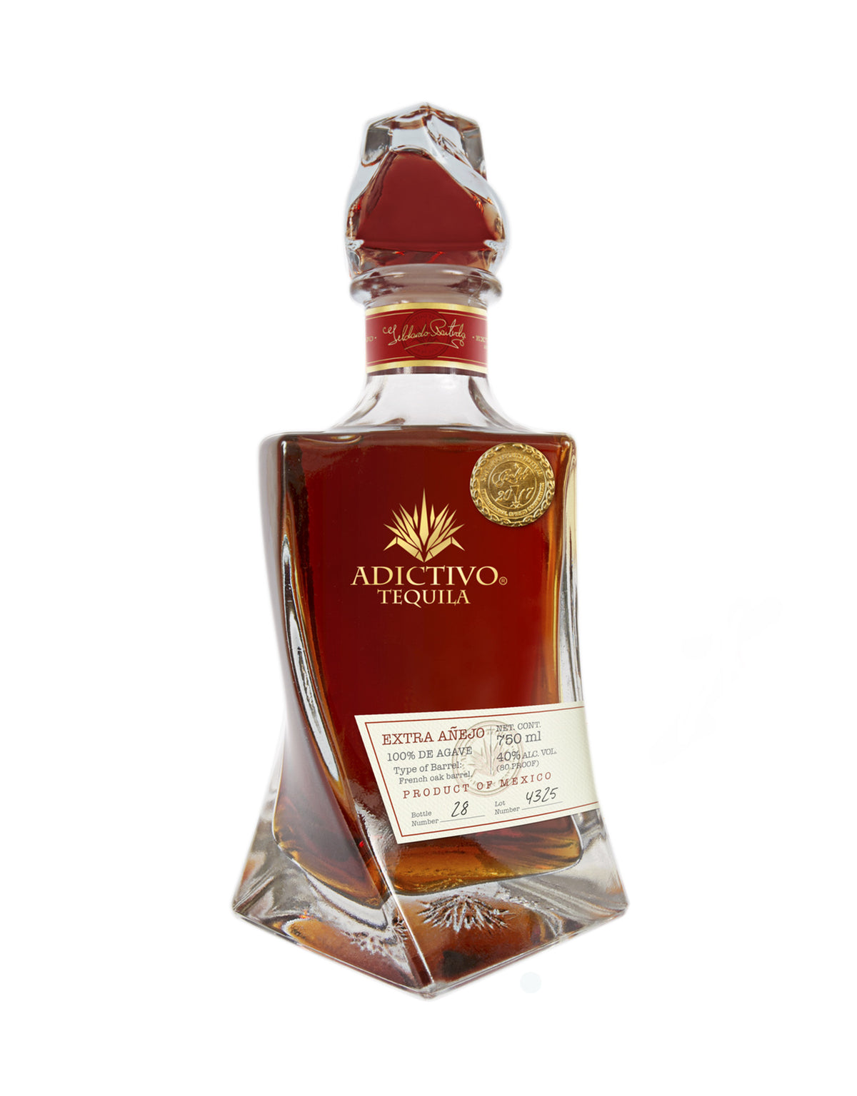 Adictivo Extra Anejo Tequila - ZYN THE WINE MARKET LTD.