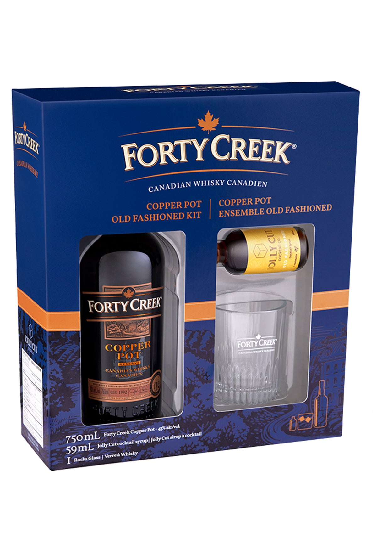 Forty Creek Copper Pot Old Fashioned Kit - ZYN THE WINE MARKET LTD.