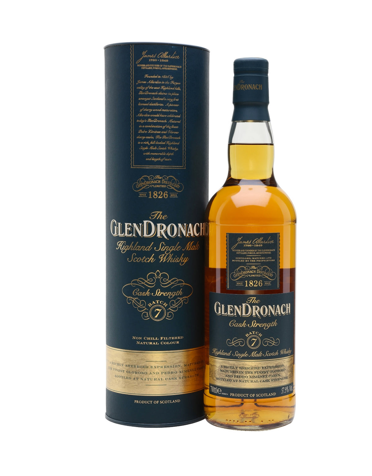 Glendronach Cask Strength Batch 7 - ZYN THE WINE MARKET LTD.