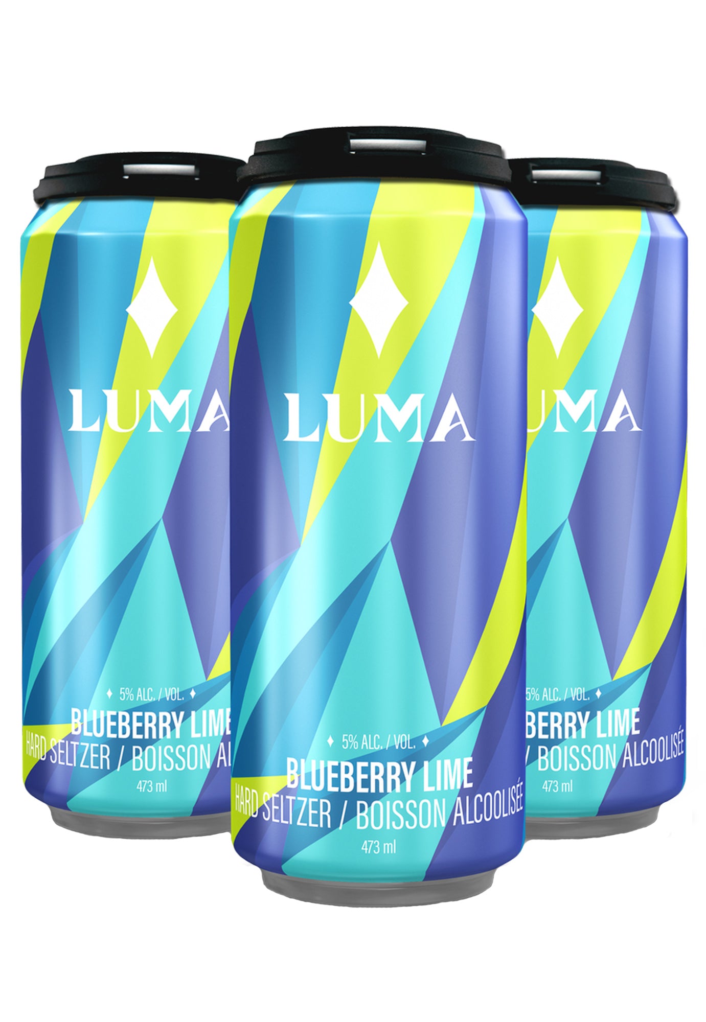 Railyard Brewing Luma Blueberry Lime Seltzer 473 ml - 4 Cans