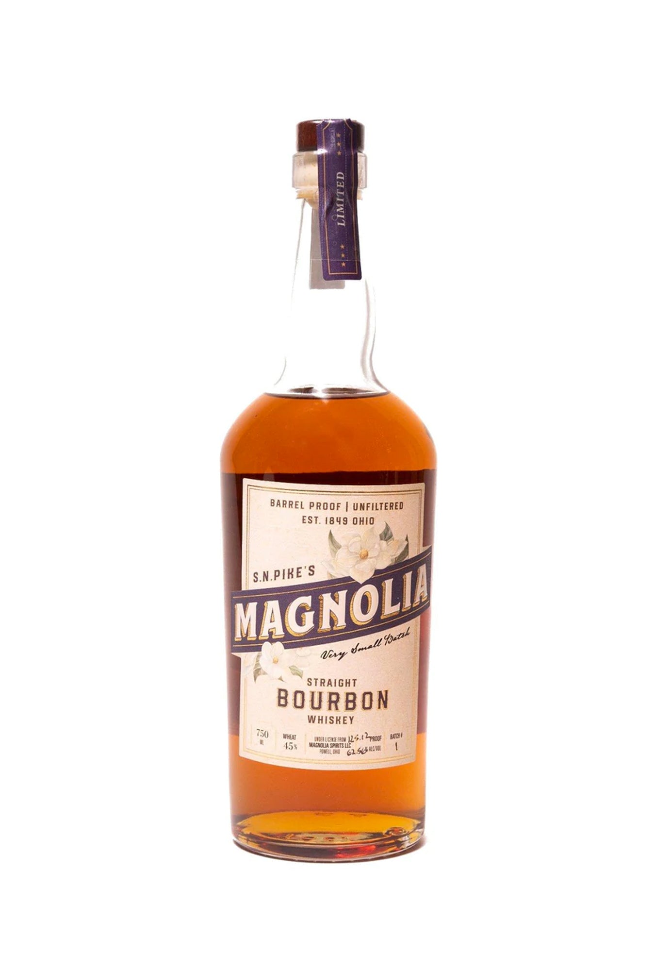 Magnolia Barrel Proof Bourbon