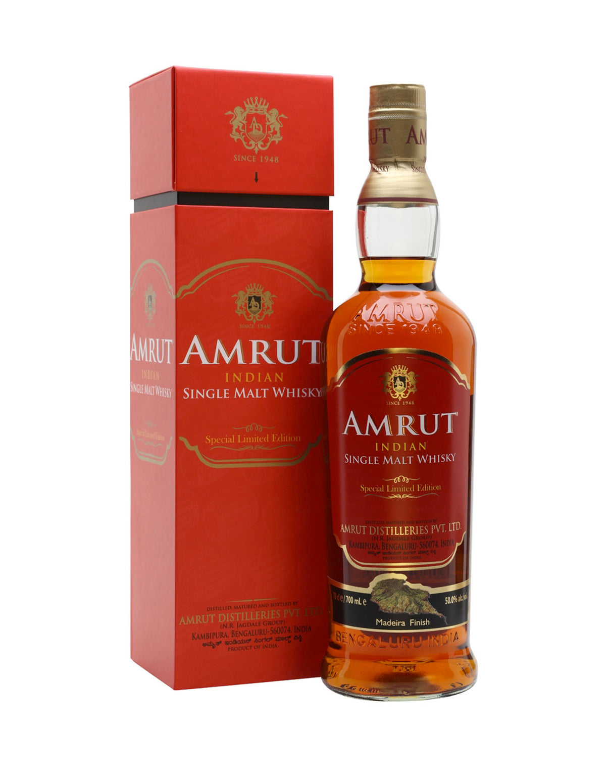 Amrut Madeira Finish Special Limited Edition Single Malt - ZYN THE WINE MARKET LTD.