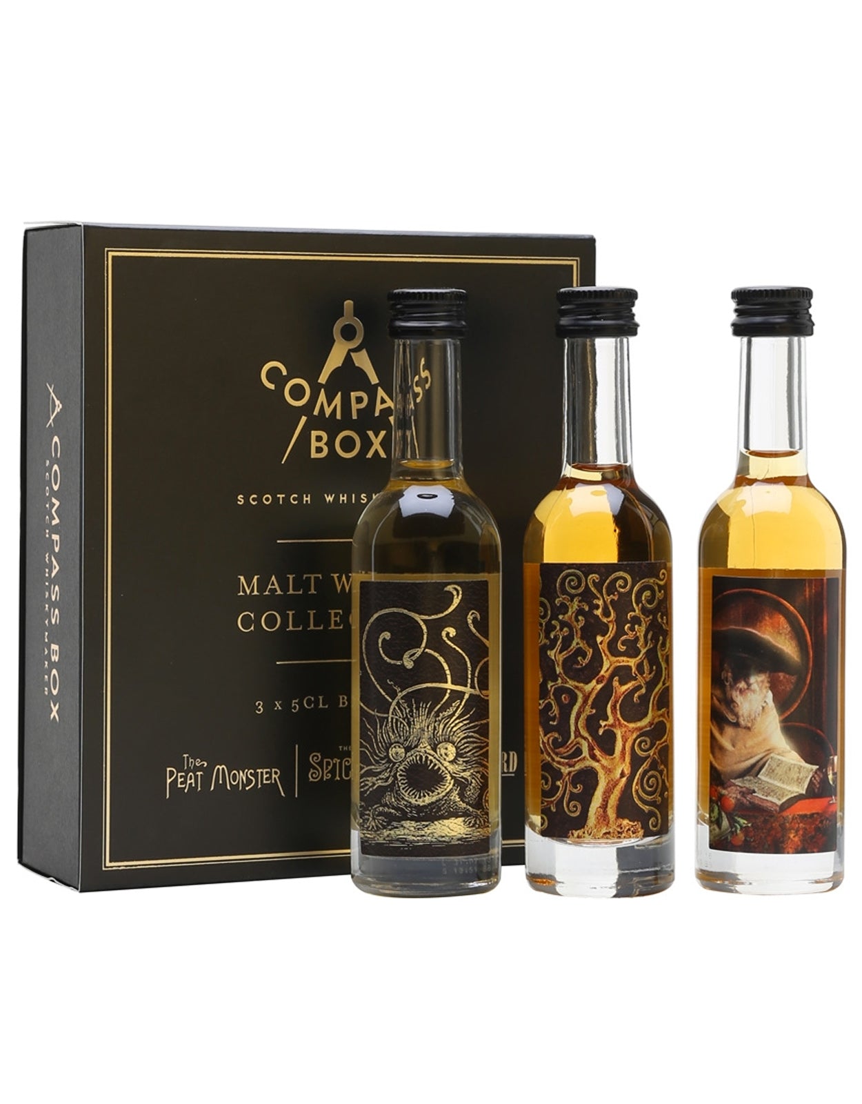 Compass Box Malt Whisky Collection - 3 x 50 ml Bottles