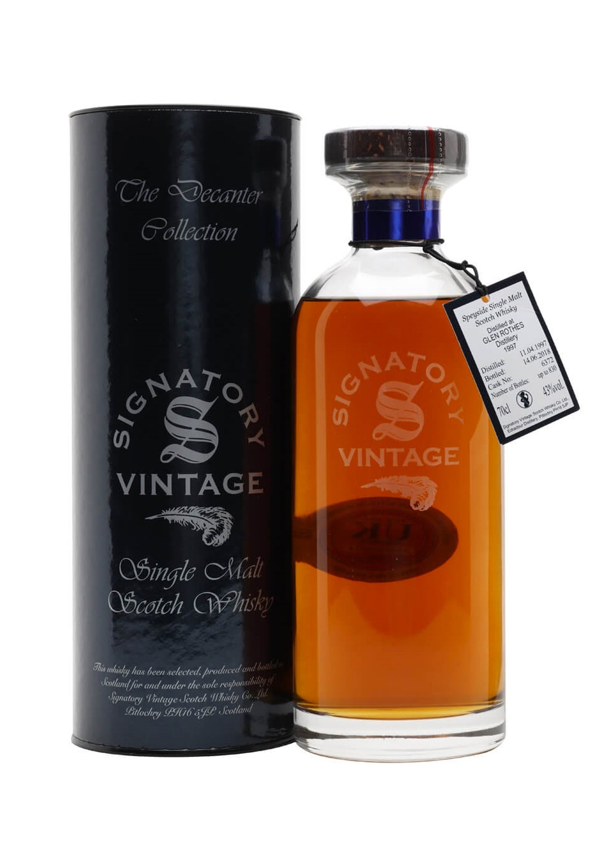 Signatory Glenrothes 1997 - ZYN THE WINE MARKET LTD.