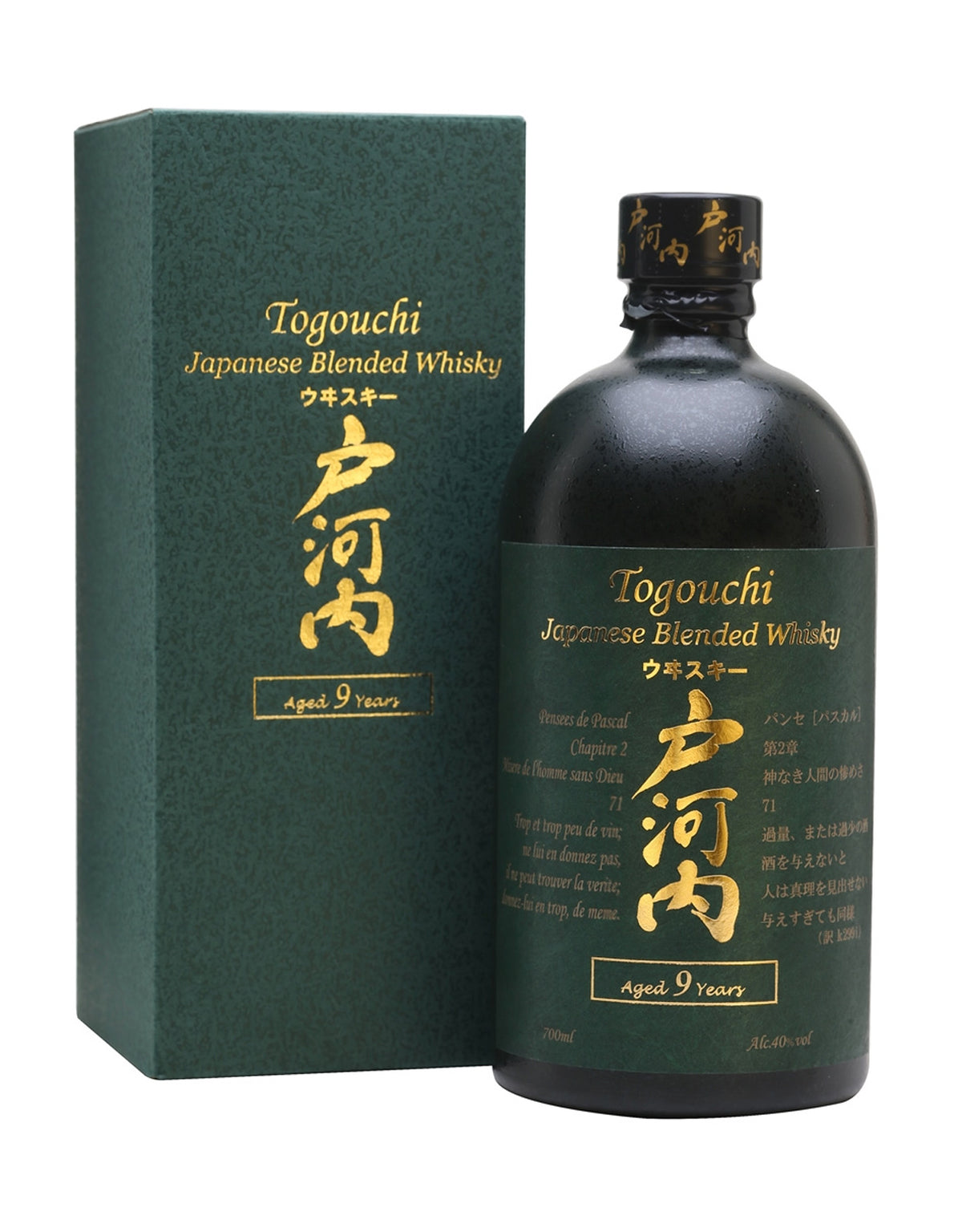 Togouchi 9 Year Old Japanese Blended Whiskey - ZYN THE WINE MARKET LTD.