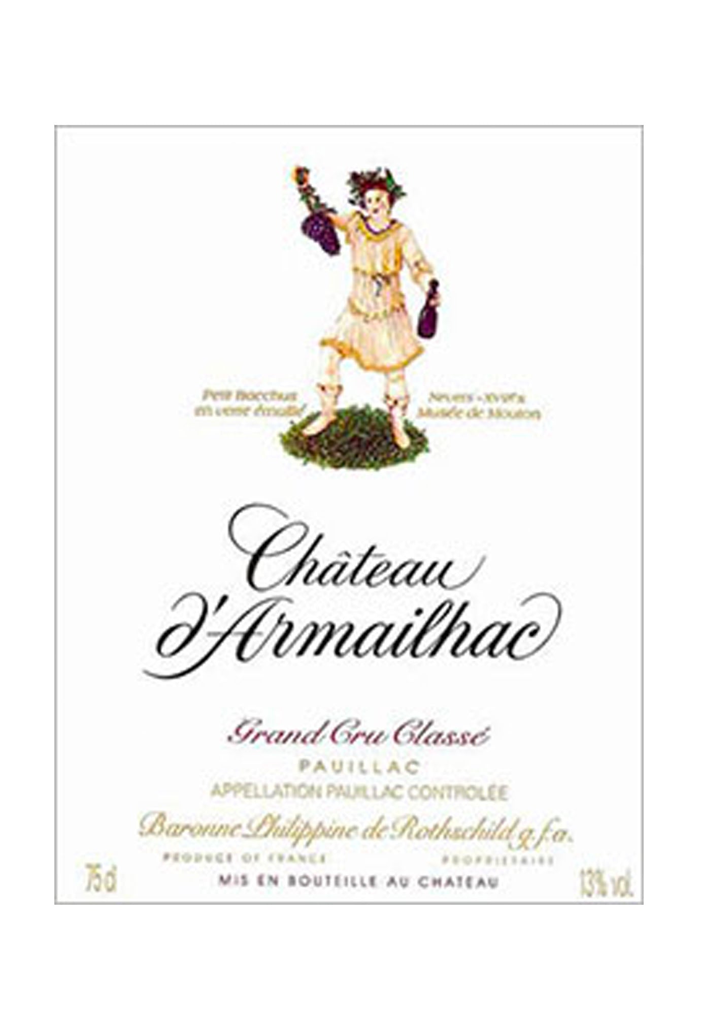 Chateau d'Armailhac 2005 - 5 Litre Bottle