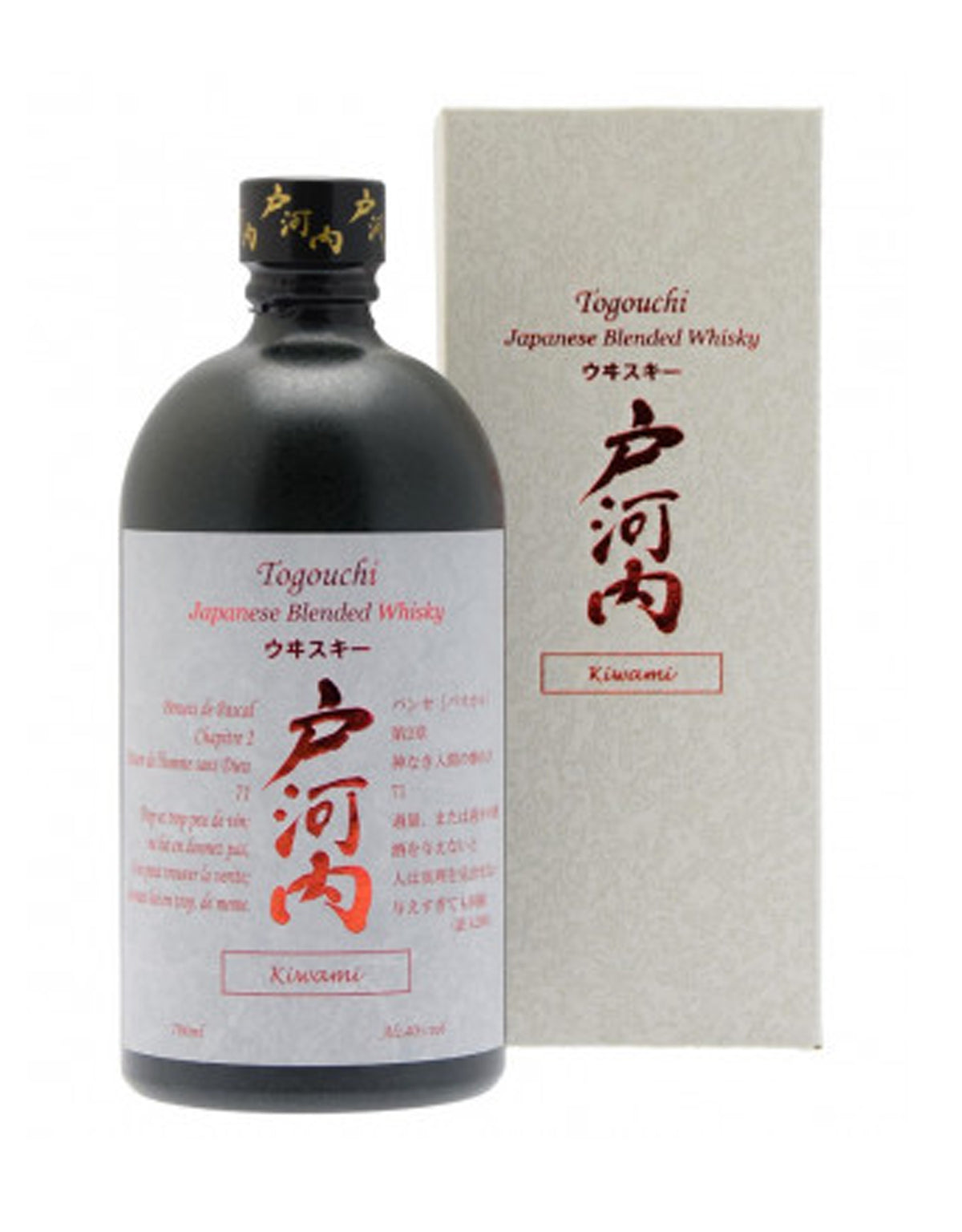Togouchi Kiwami Japanese Blended Whiskey - ZYN THE WINE MARKET LTD.
