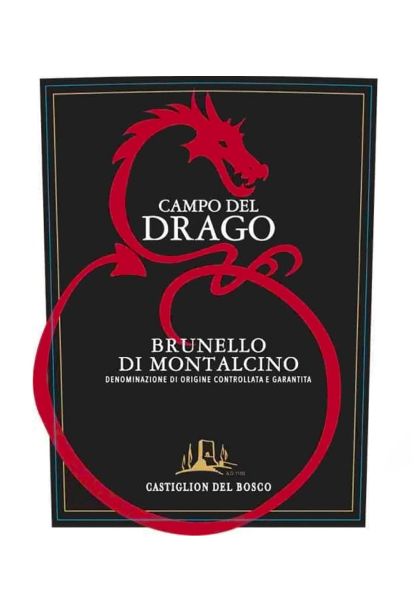 Castiglion Del Bosco Brunello di Montalcino 'Campo Del Drago' 2013 - 3 Litre Bottle