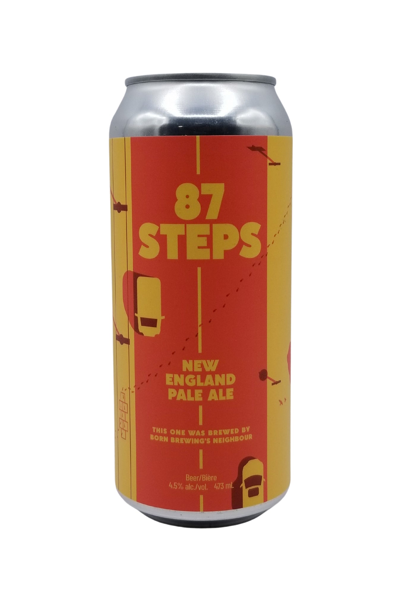 87 Steps Cabin Born Brewing Collaboration IPA 473 ml - 4 Cans