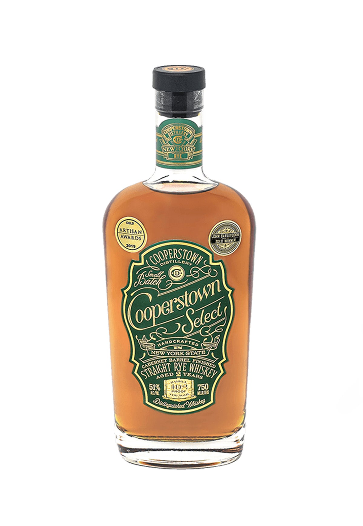 Cooperstown Select Straight Rye Whiskey - ZYN THE WINE MARKET LTD.