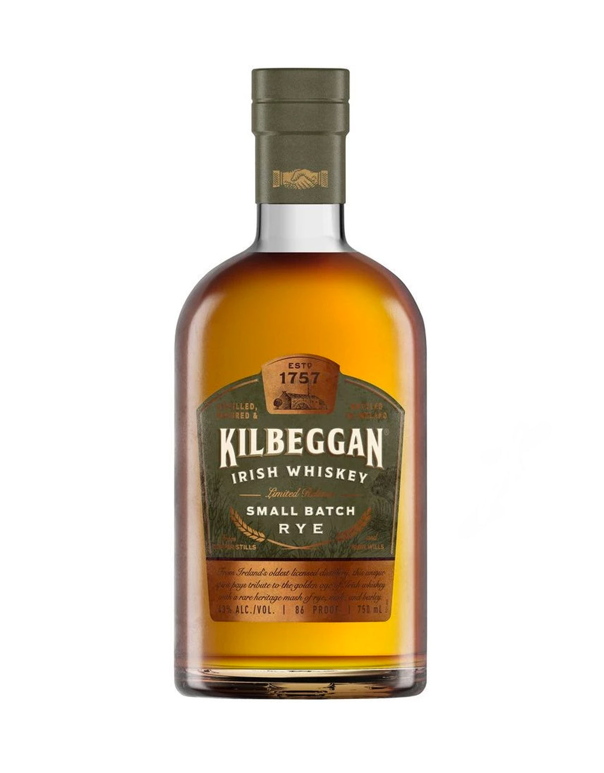 Kilbeggan Small Batch Rye - ZYN THE WINE MARKET LTD.