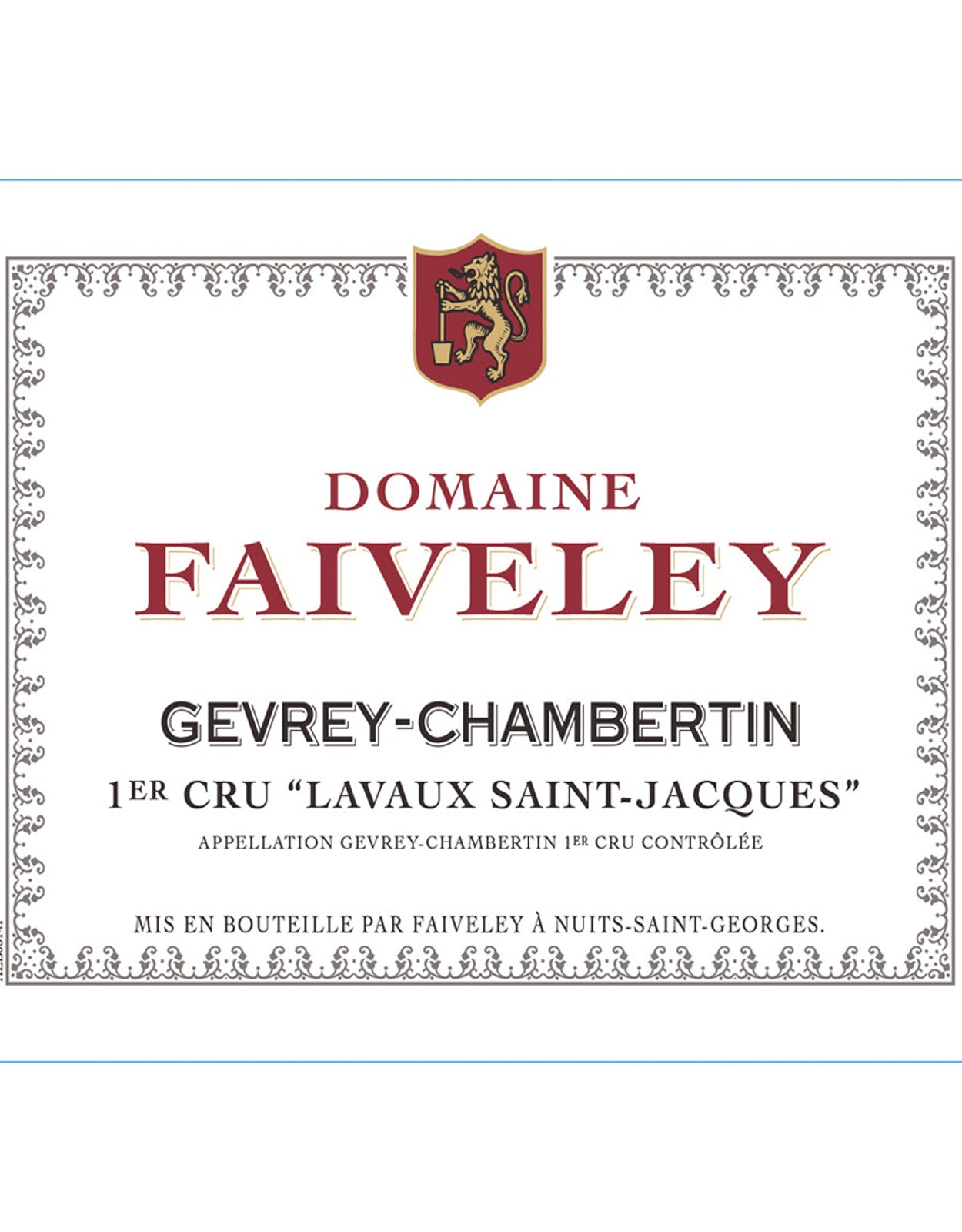 Faiveley Gevrey Chambertin 'Lavaux Saint Jacques' Premier Cru 2017
