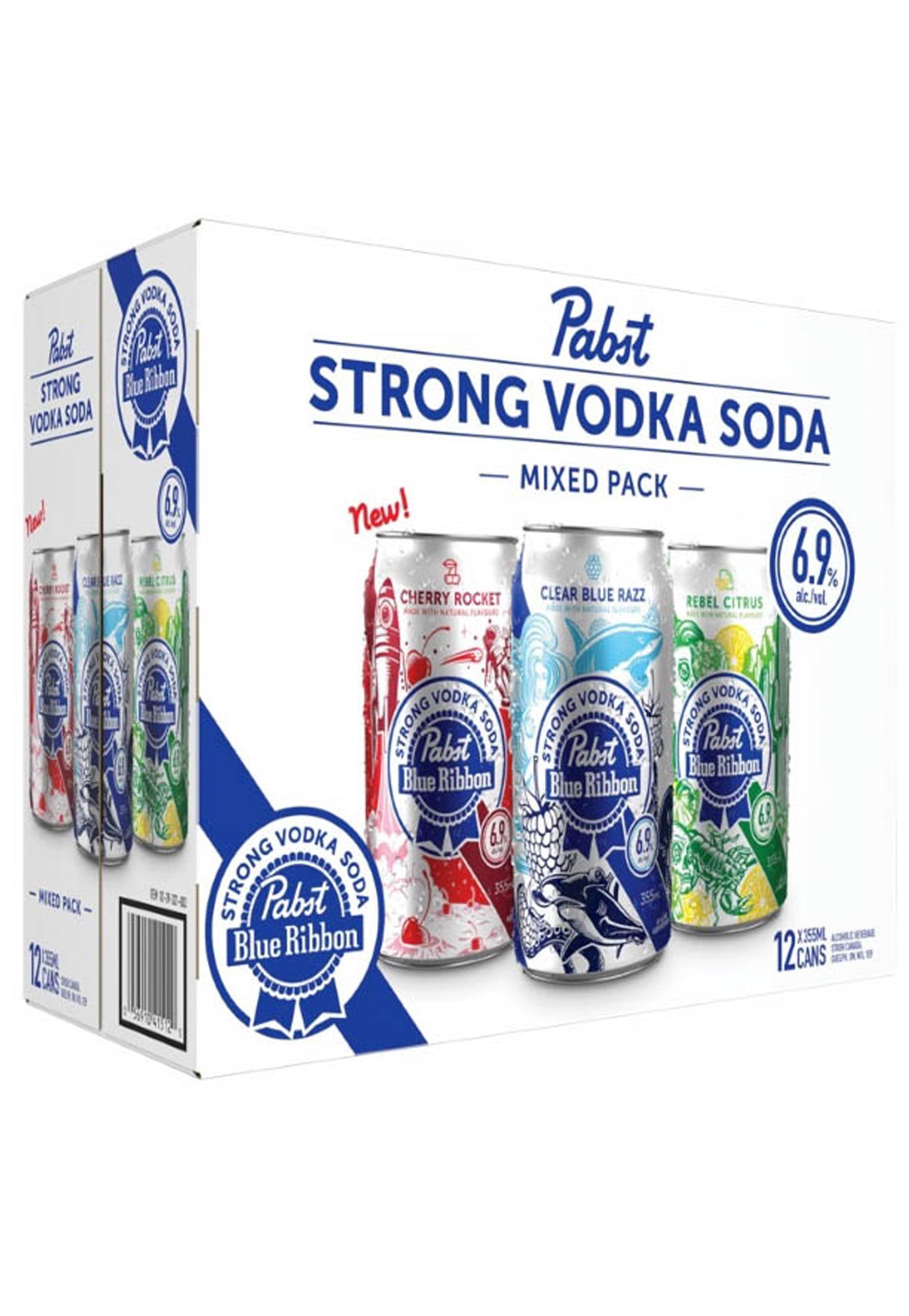 Pabst Vodka Soda Mixed Pack - 12 Cans