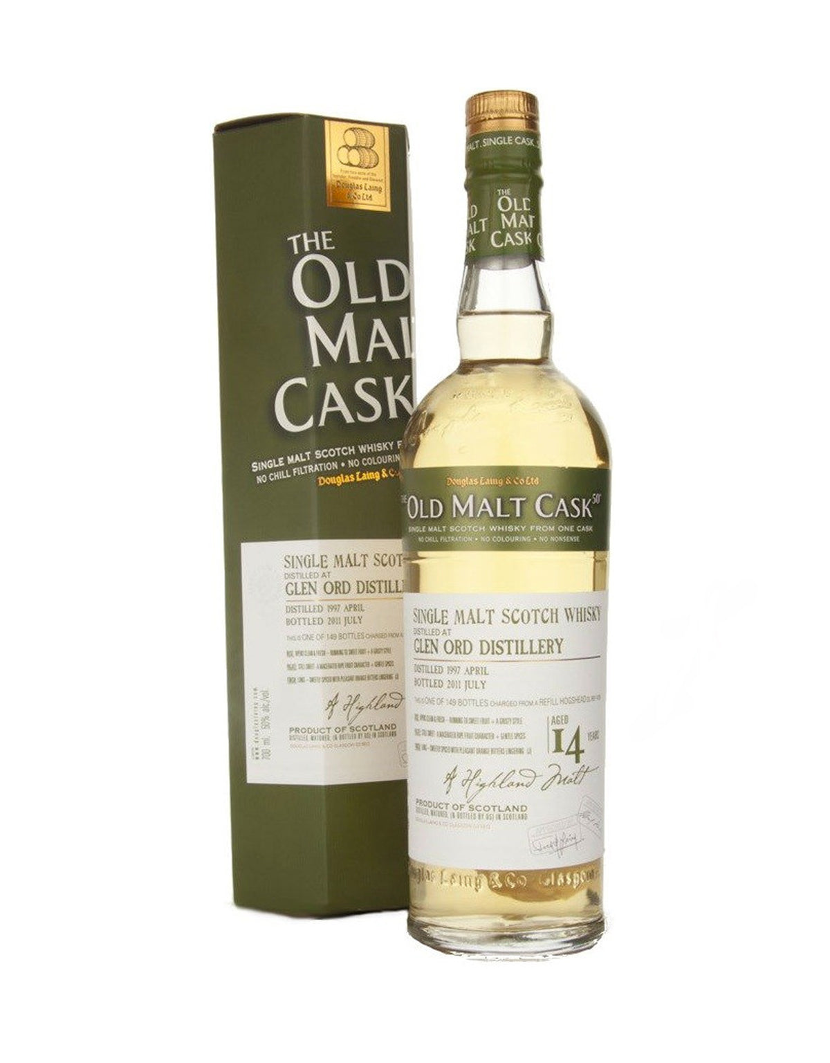 The Old Malt Cask Glen Ord 14 Year Old - ZYN THE WINE MARKET LTD.