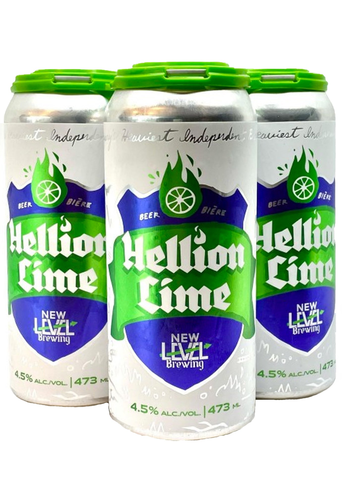 New Level Brewing Hellion Lime Lager 473 ml - 4 Cans