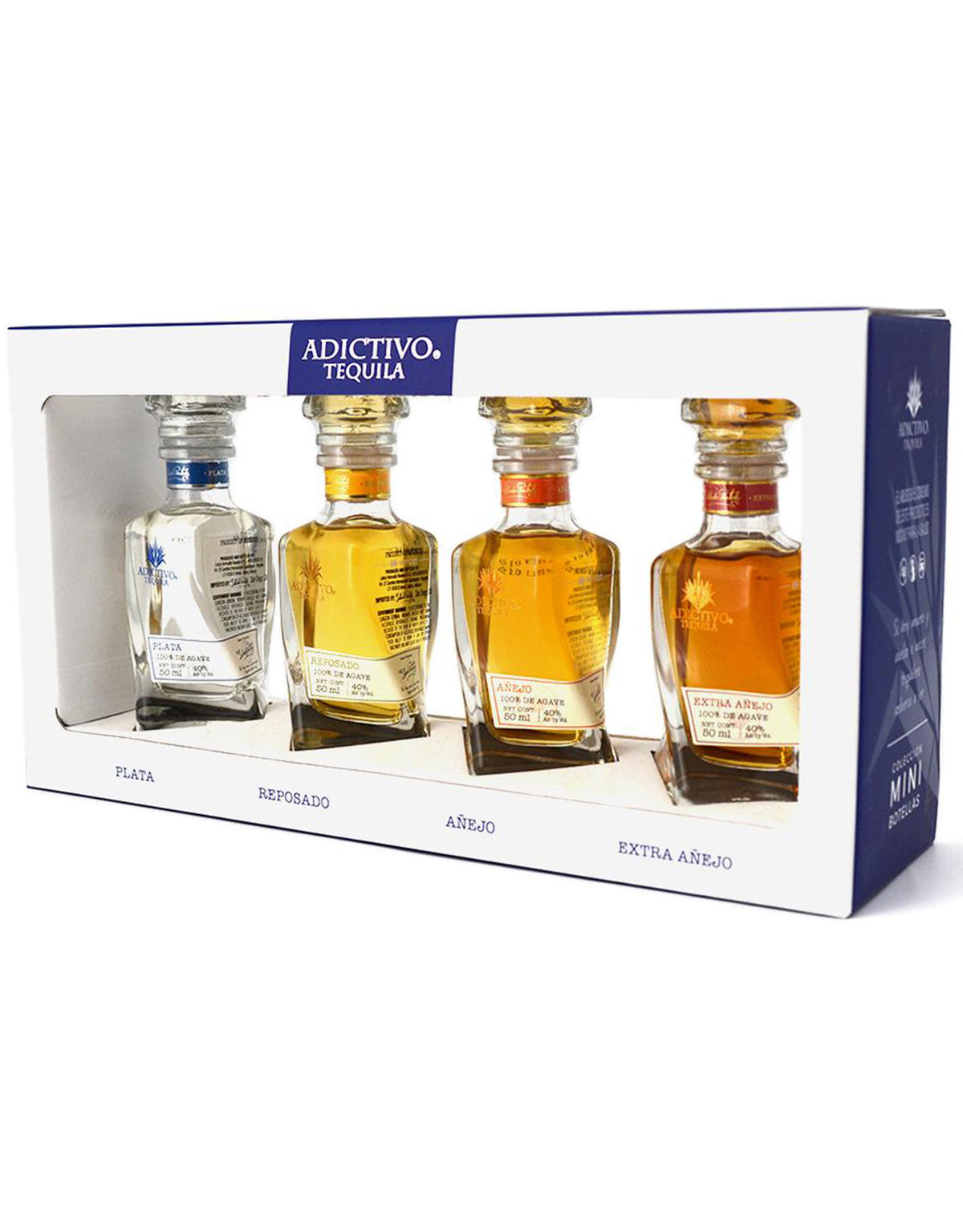 Adictivo Tequila Gift Pack - 4 x 50 ml Bottles - ZYN THE WINE MARKET LTD.