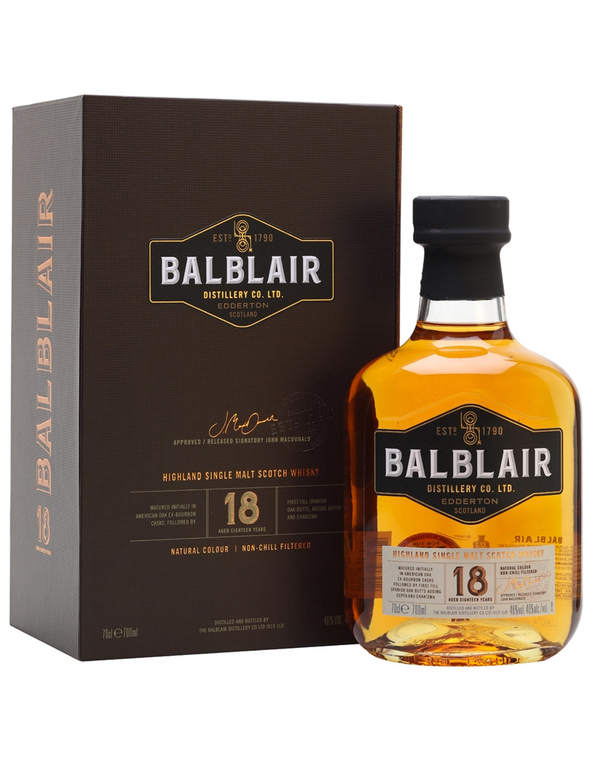 Balblair 18 Year Old - ZYN THE WINE MARKET LTD.