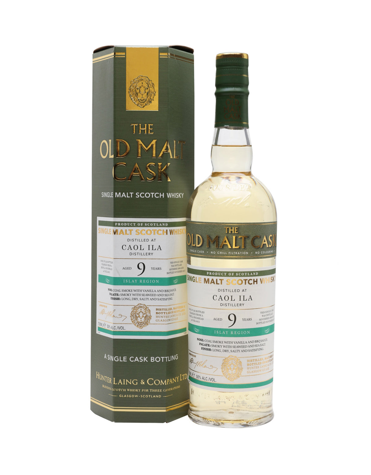 The Old Malt Cask Caol Ila 9 Year Old - ZYN THE WINE MARKET LTD.