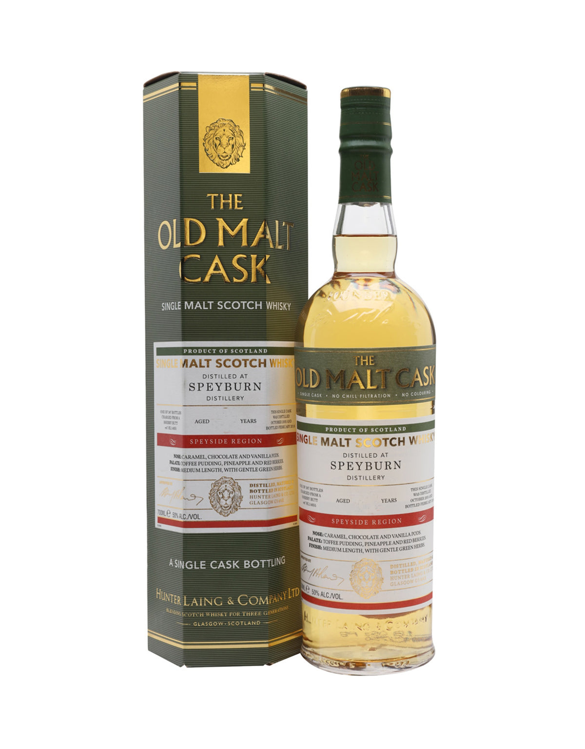 The Old Malt Cask Speyburn 13 Year Old - ZYN THE WINE MARKET LTD.