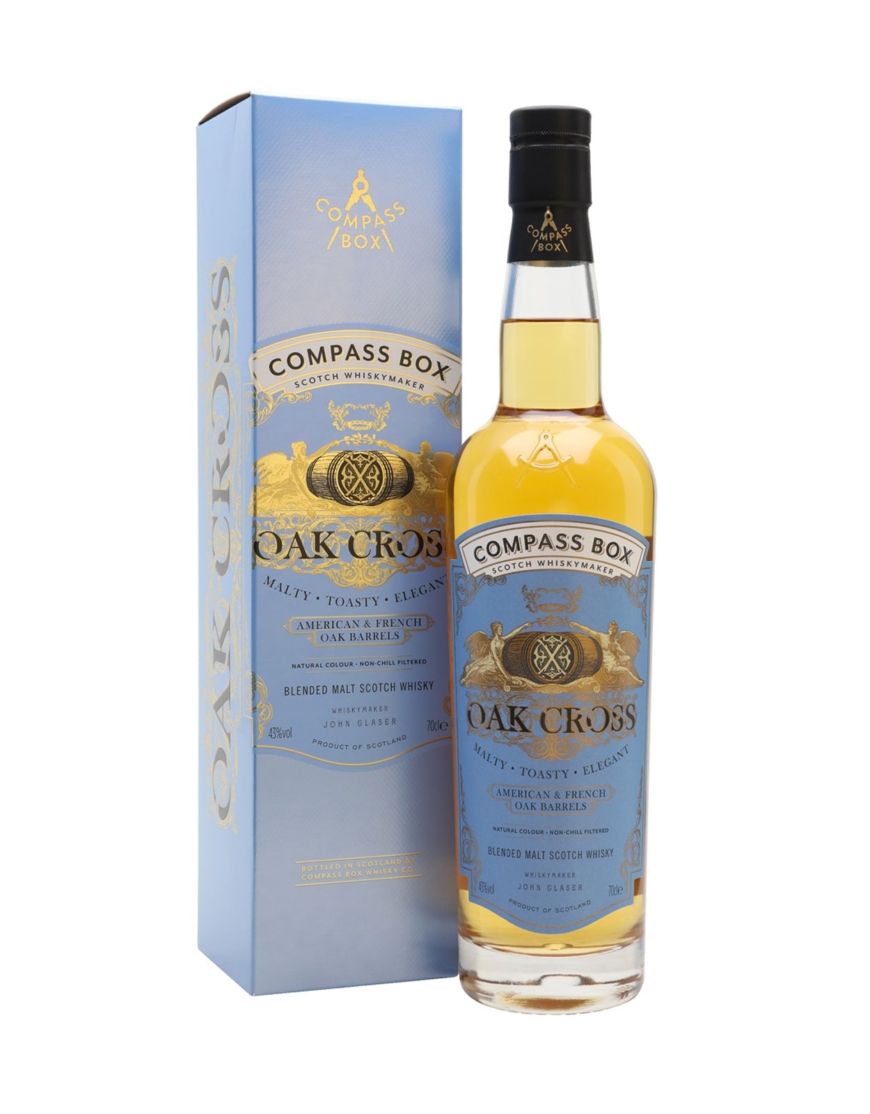 Compass Box Oak Cross