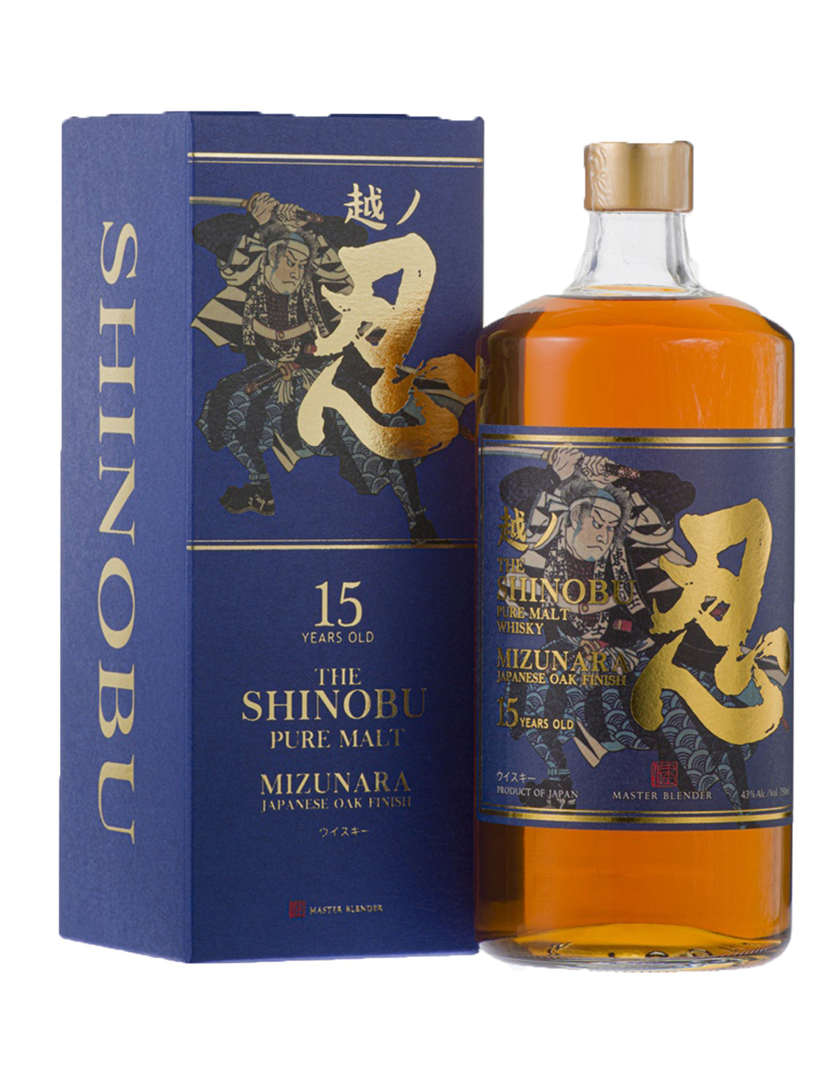 Shinobu 15 Year Old Pure Malt Whisky - ZYN THE WINE MARKET LTD.