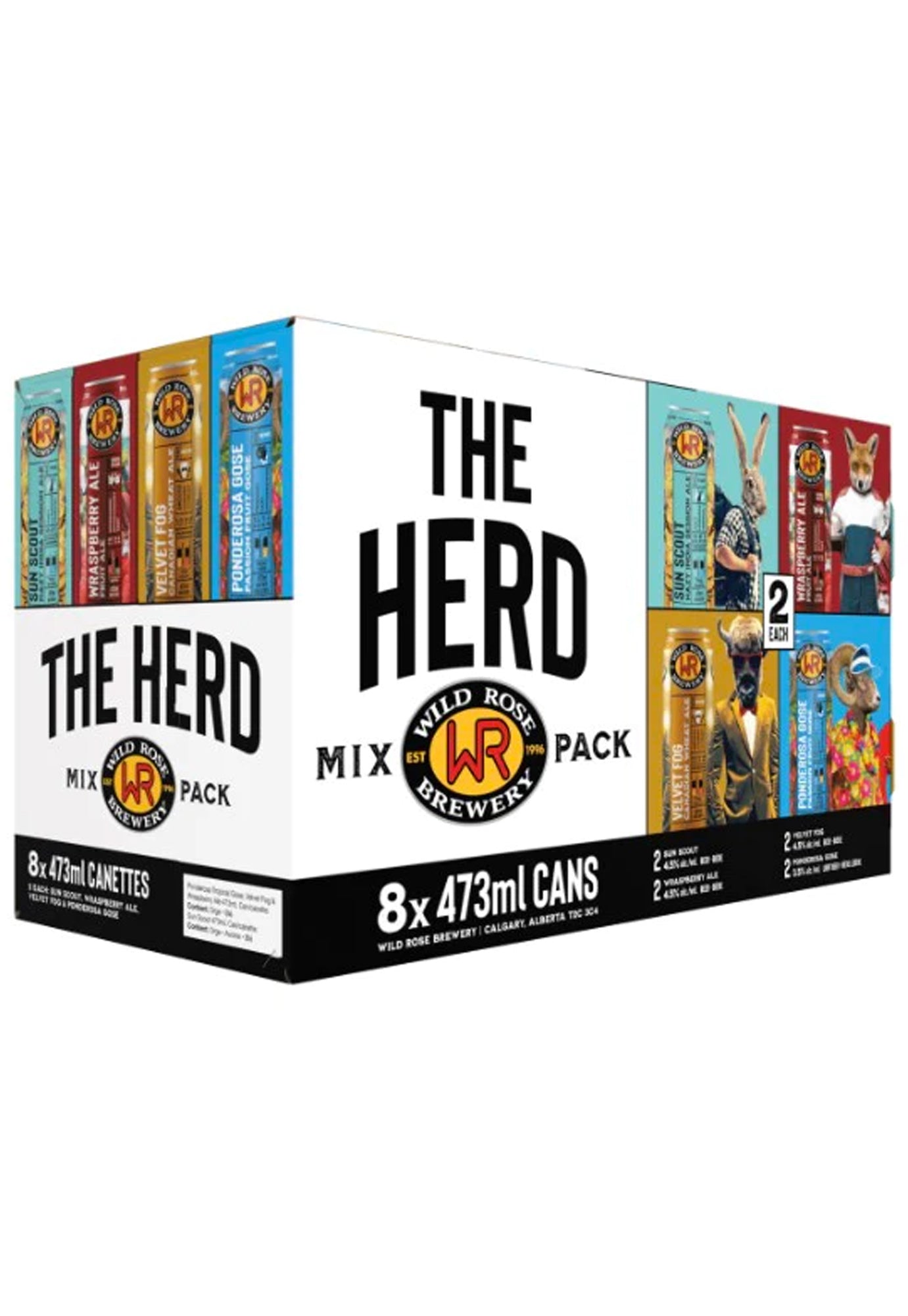 Wild Rose The Herd Mixer 473 ml - 8 Cans