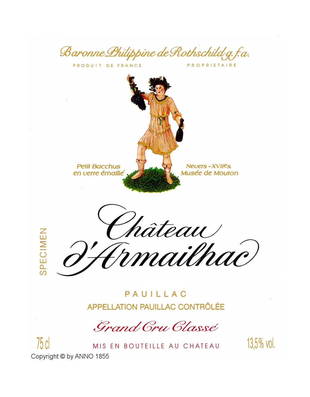 Chateau d'Armailhac 2016  - 3 Litre Bottle
